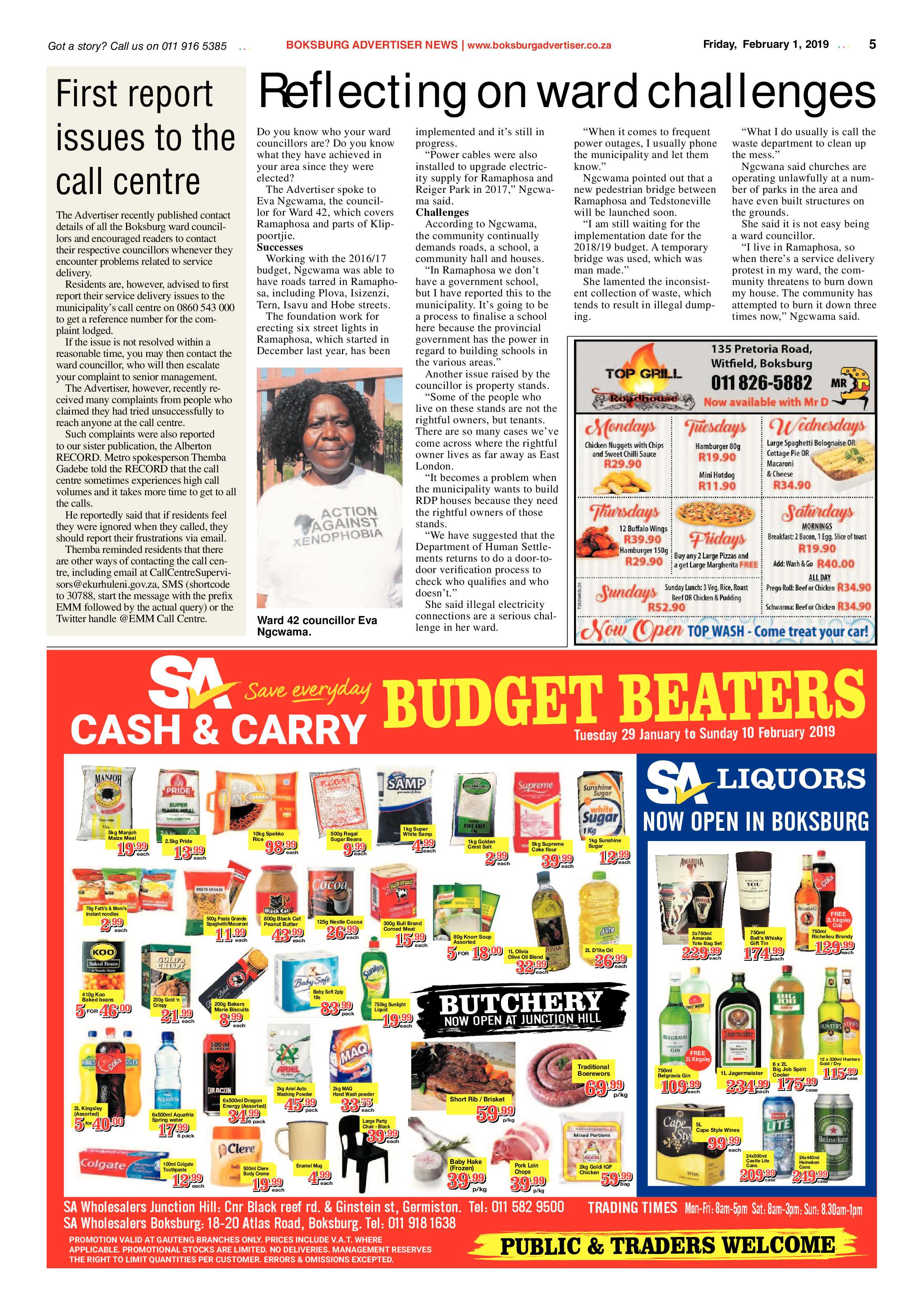 Boksburg Advertiser 29 January 2019 page 5