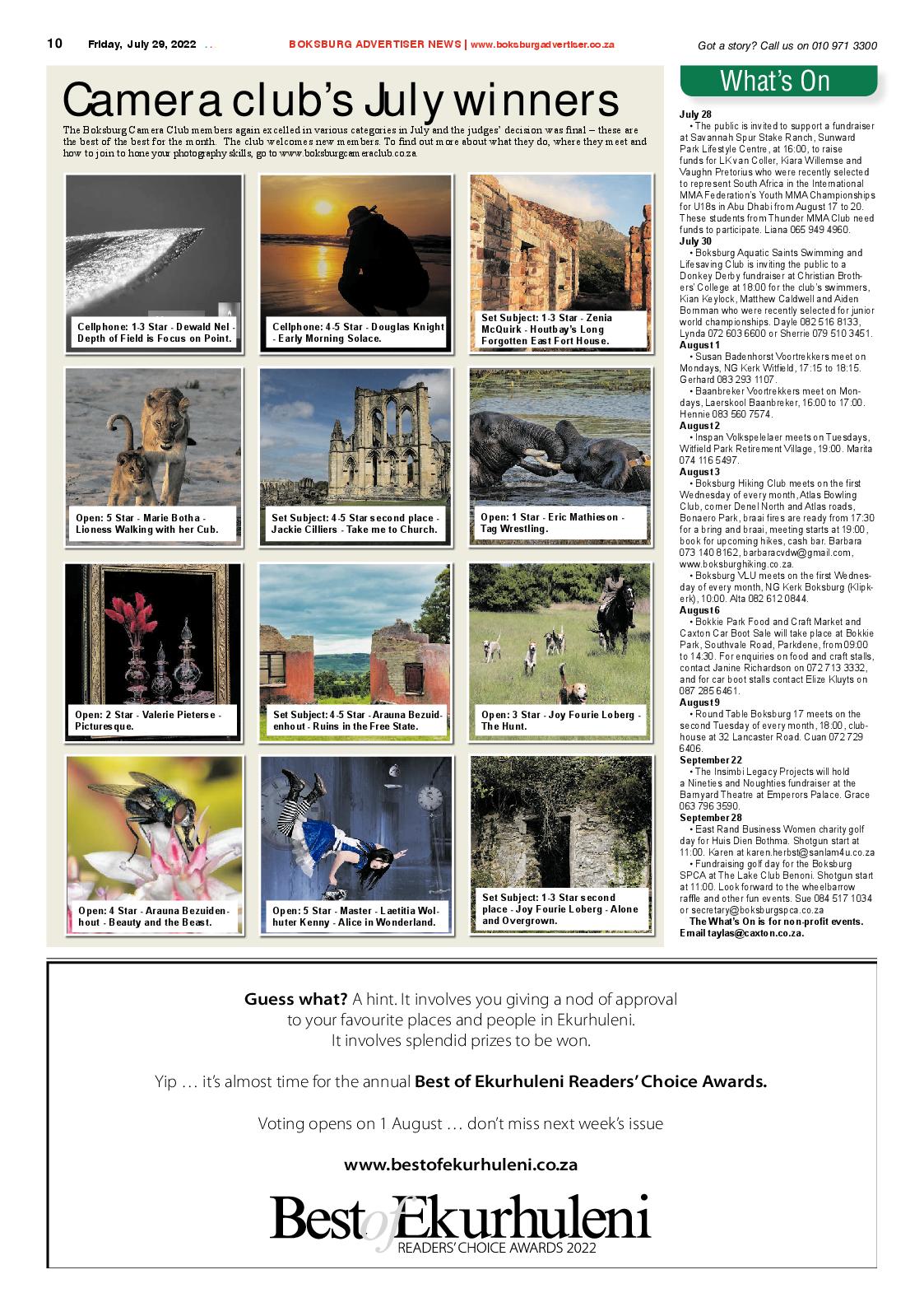 Boksburg Advertiser 29 July 2022 page 11