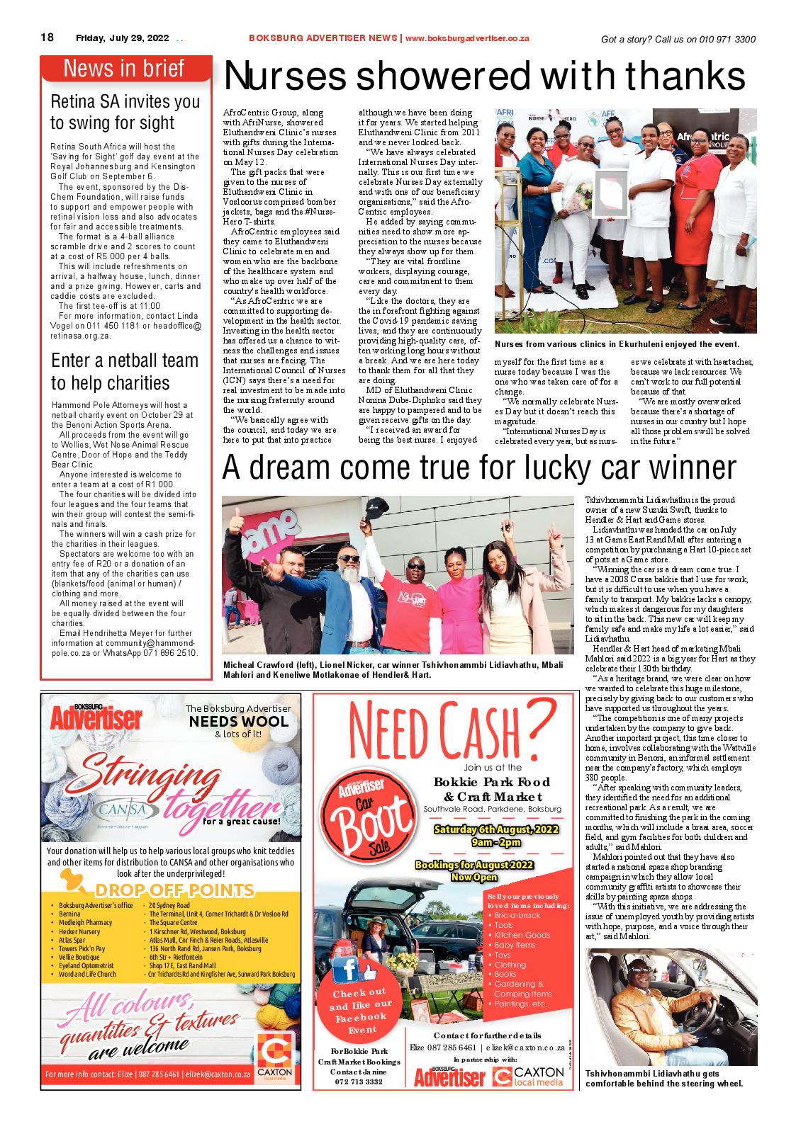Boksburg Advertiser 29 July 2022 page 18