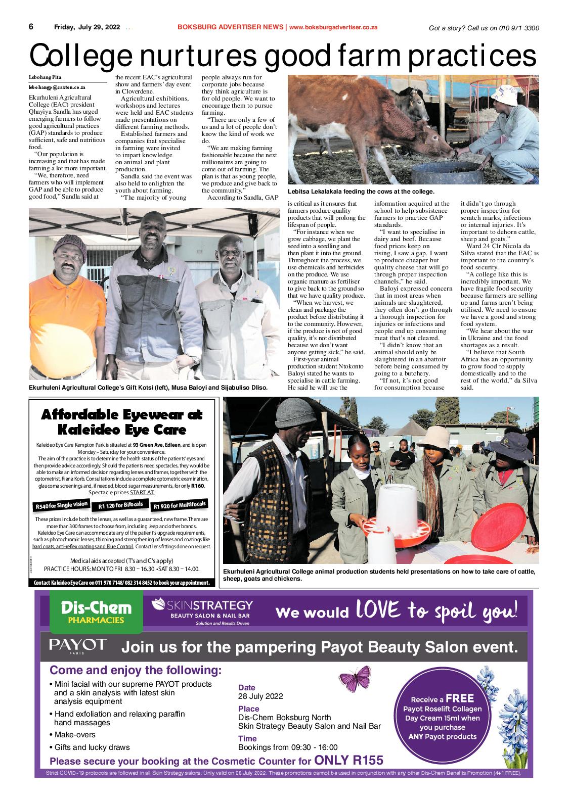 Boksburg Advertiser 29 July 2022 page 7