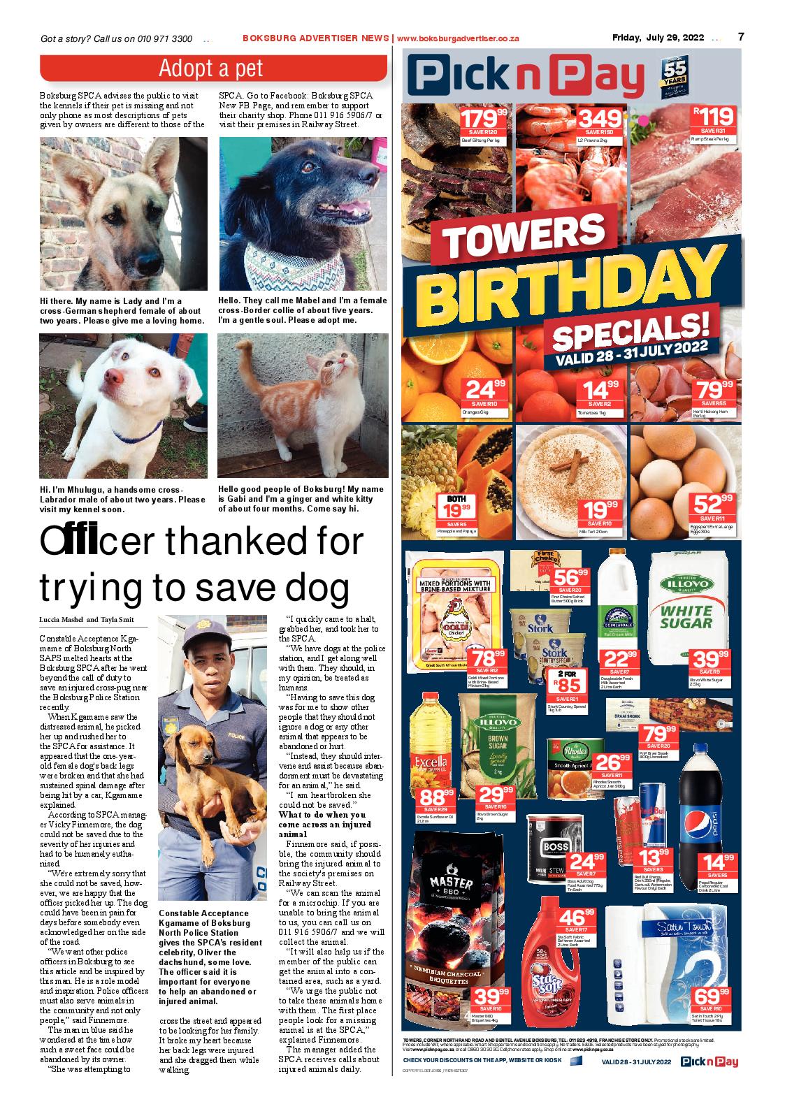 Boksburg Advertiser 29 July 2022 page 8
