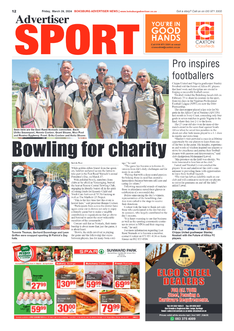Boksburg Advertiser 29 March 2024 page 12