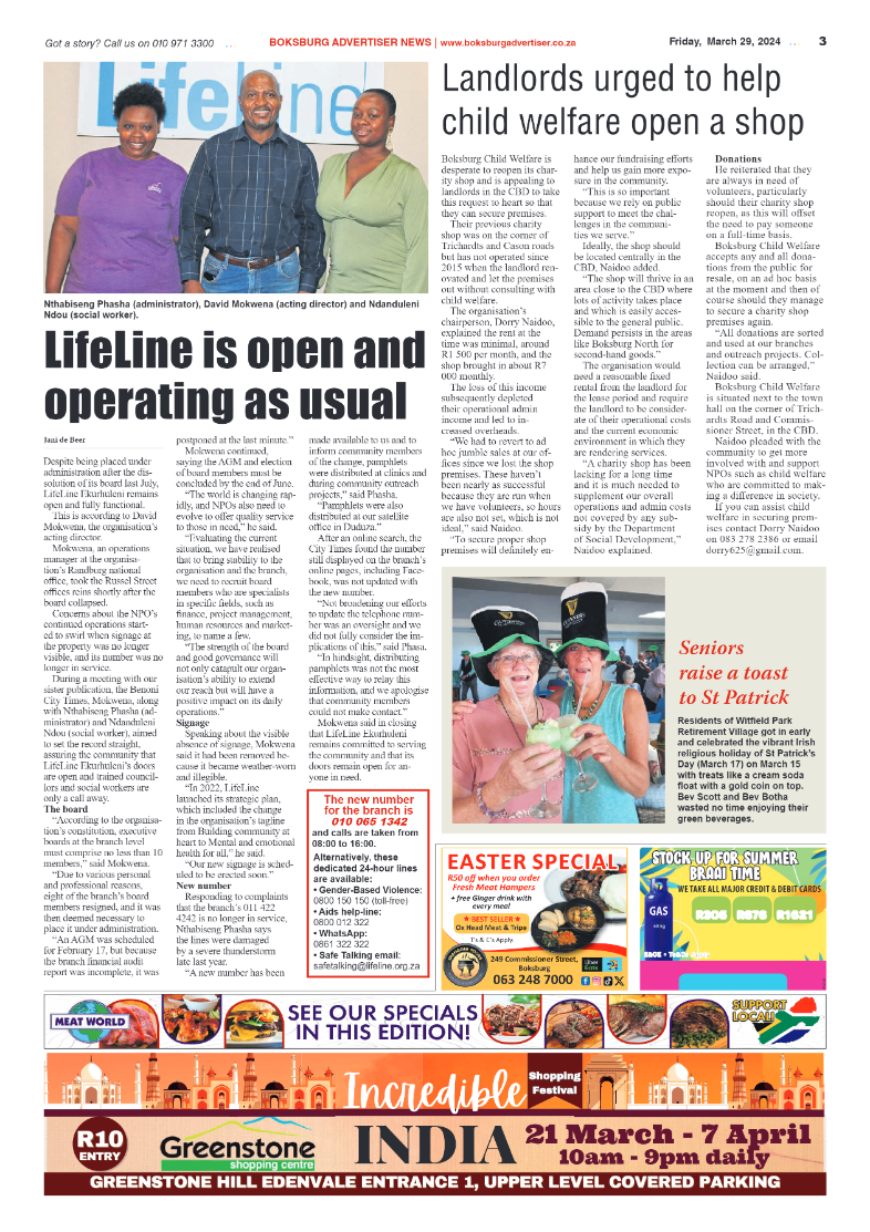 Boksburg Advertiser 29 March 2024 page 3