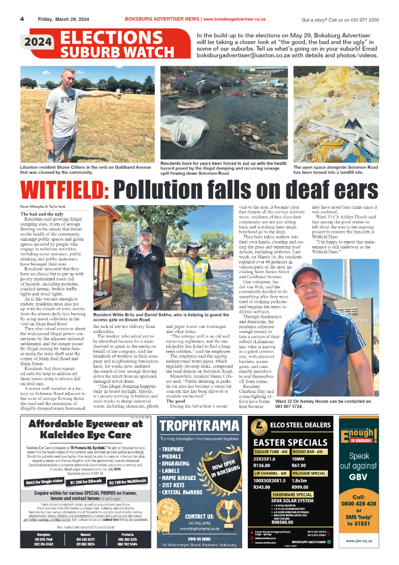 Boksburg Advertiser 29 March 2024 page 4