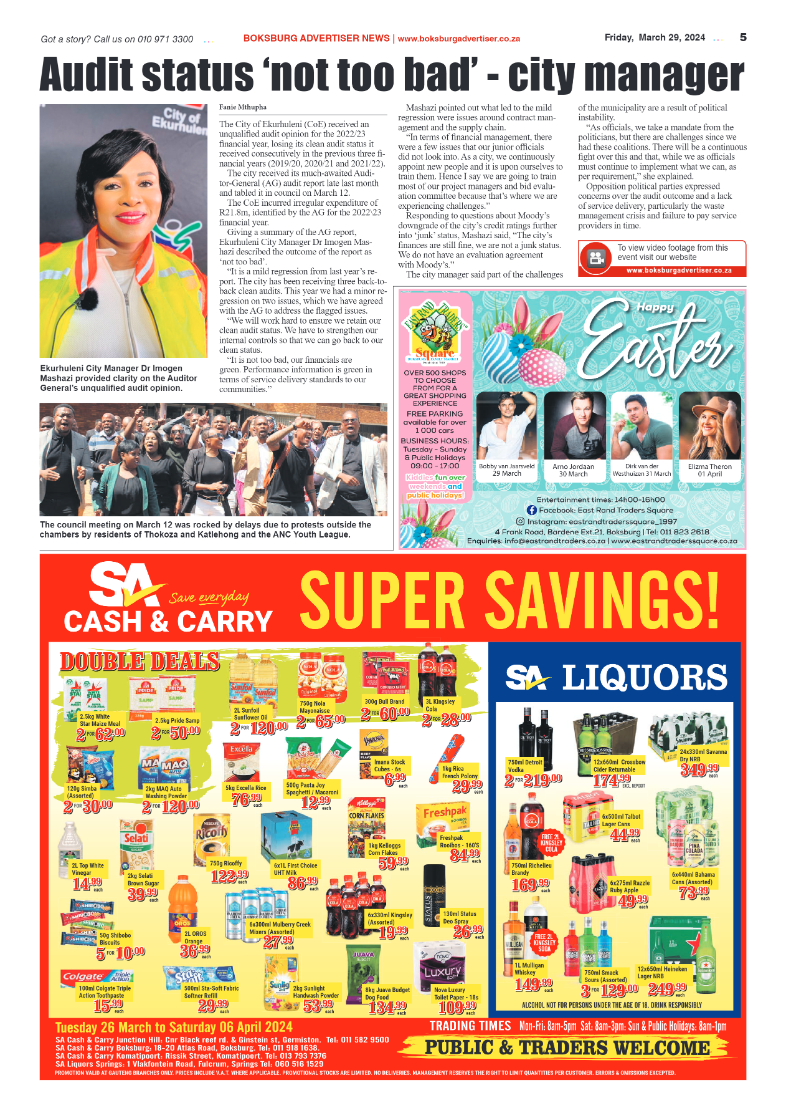 Boksburg Advertiser 29 March 2024 page 5
