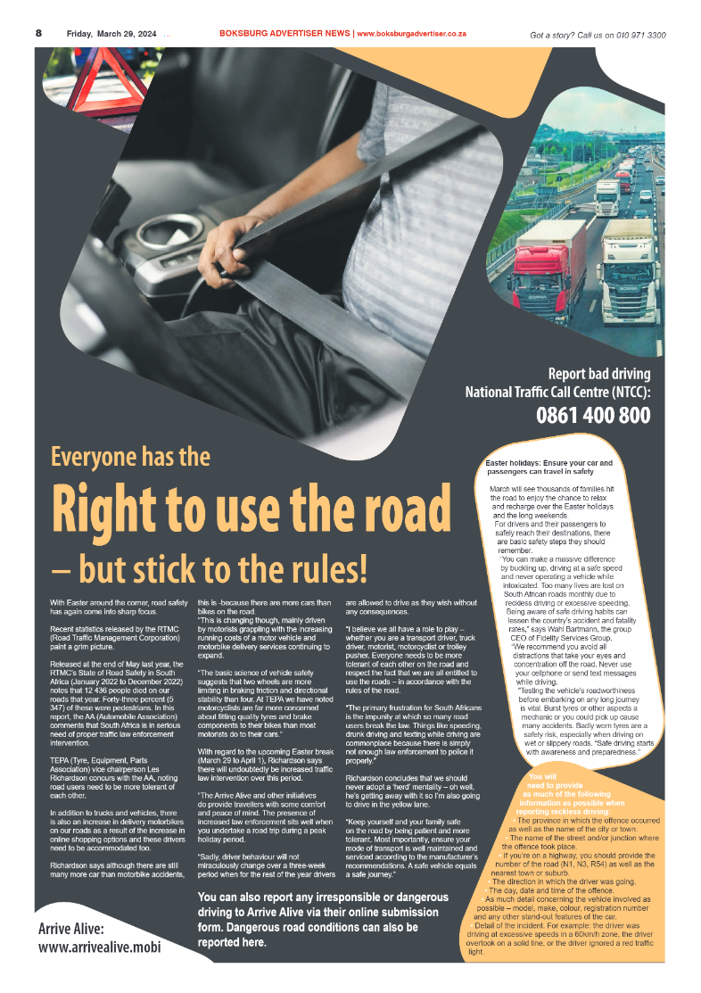 Boksburg Advertiser 29 March 2024 page 8