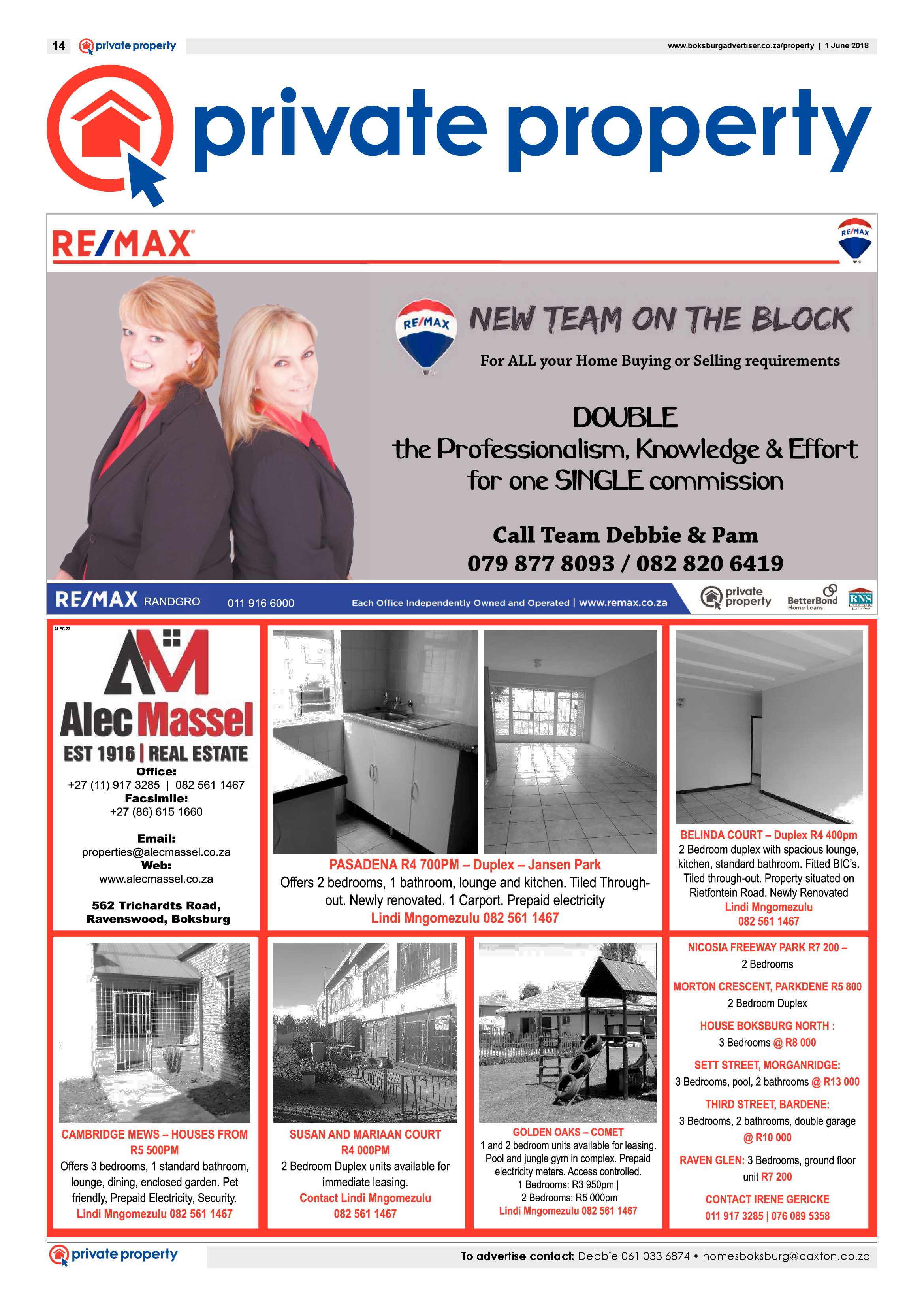 Boksburg Advertiser 29 May 2018 page 14