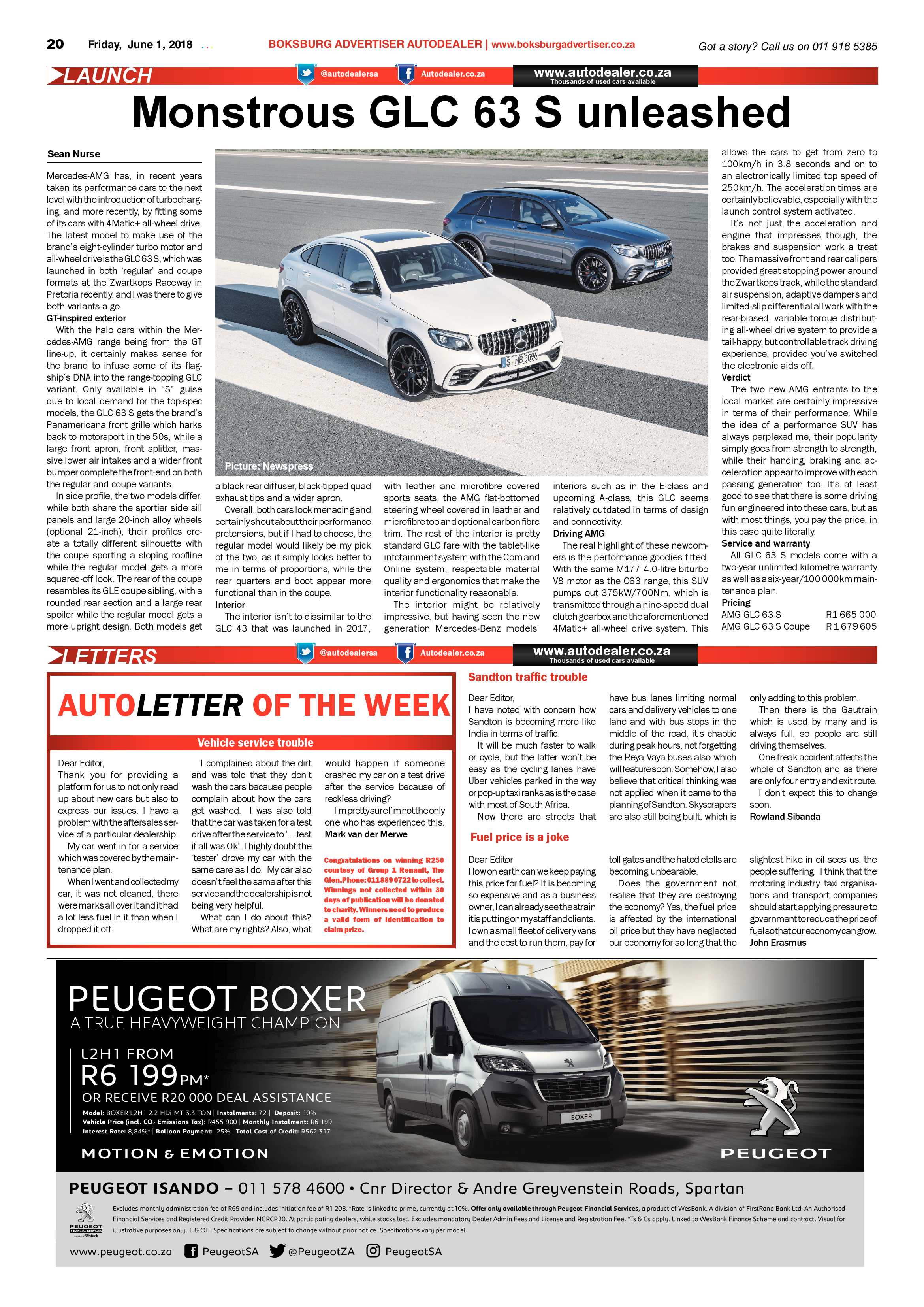 Boksburg Advertiser 29 May 2018 page 20