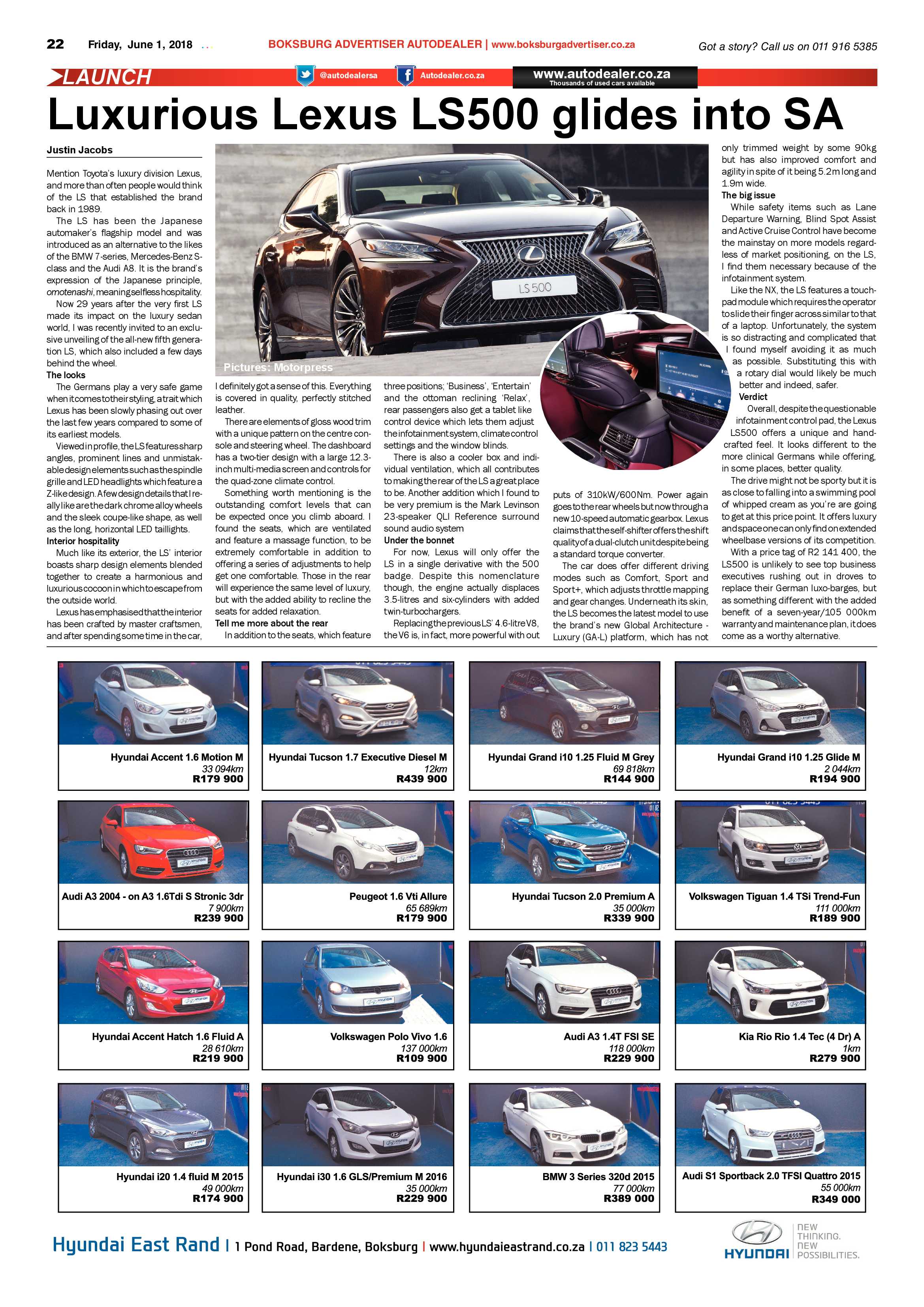 Boksburg Advertiser 29 May 2018 page 22