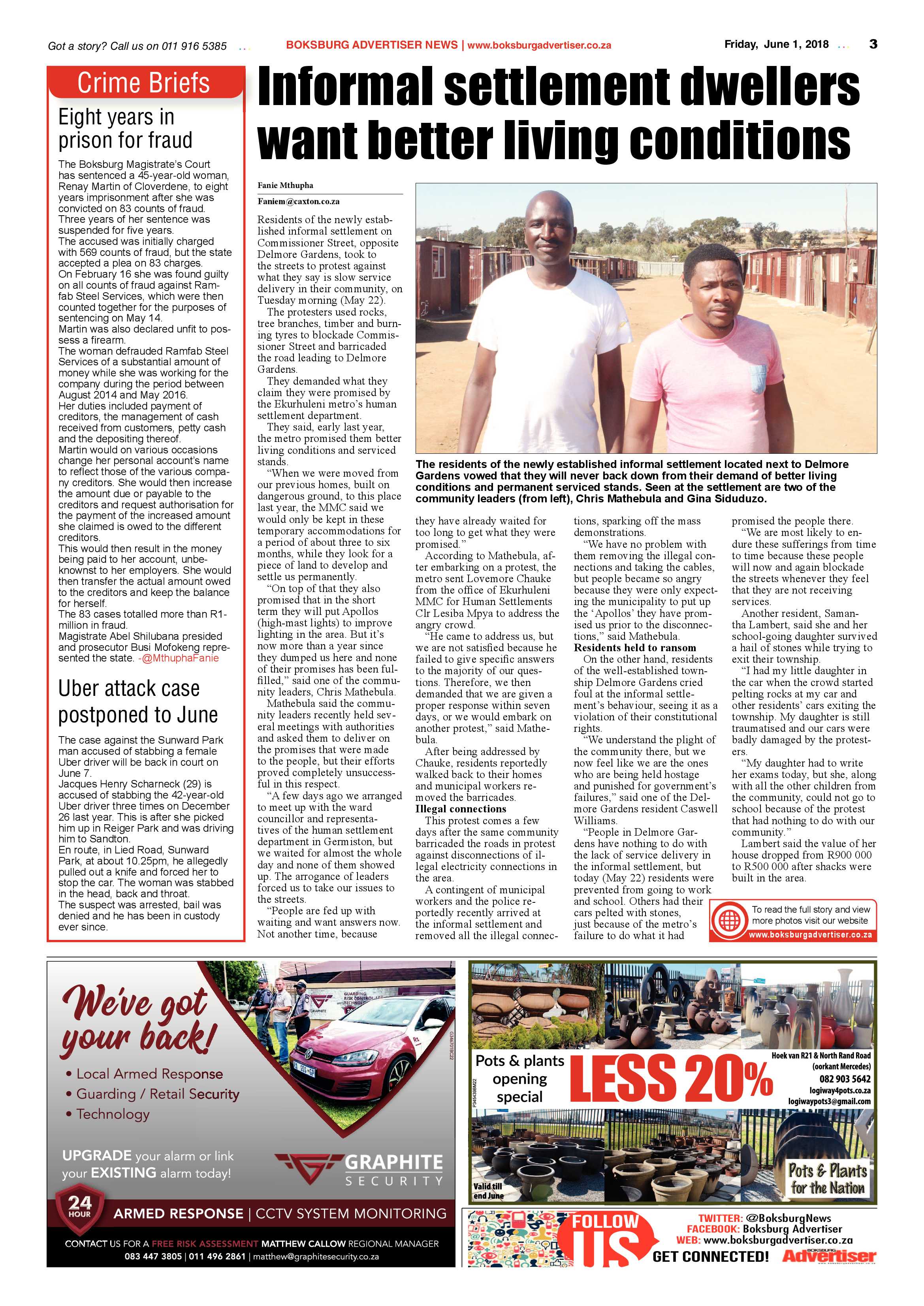 Boksburg Advertiser 29 May 2018 page 3