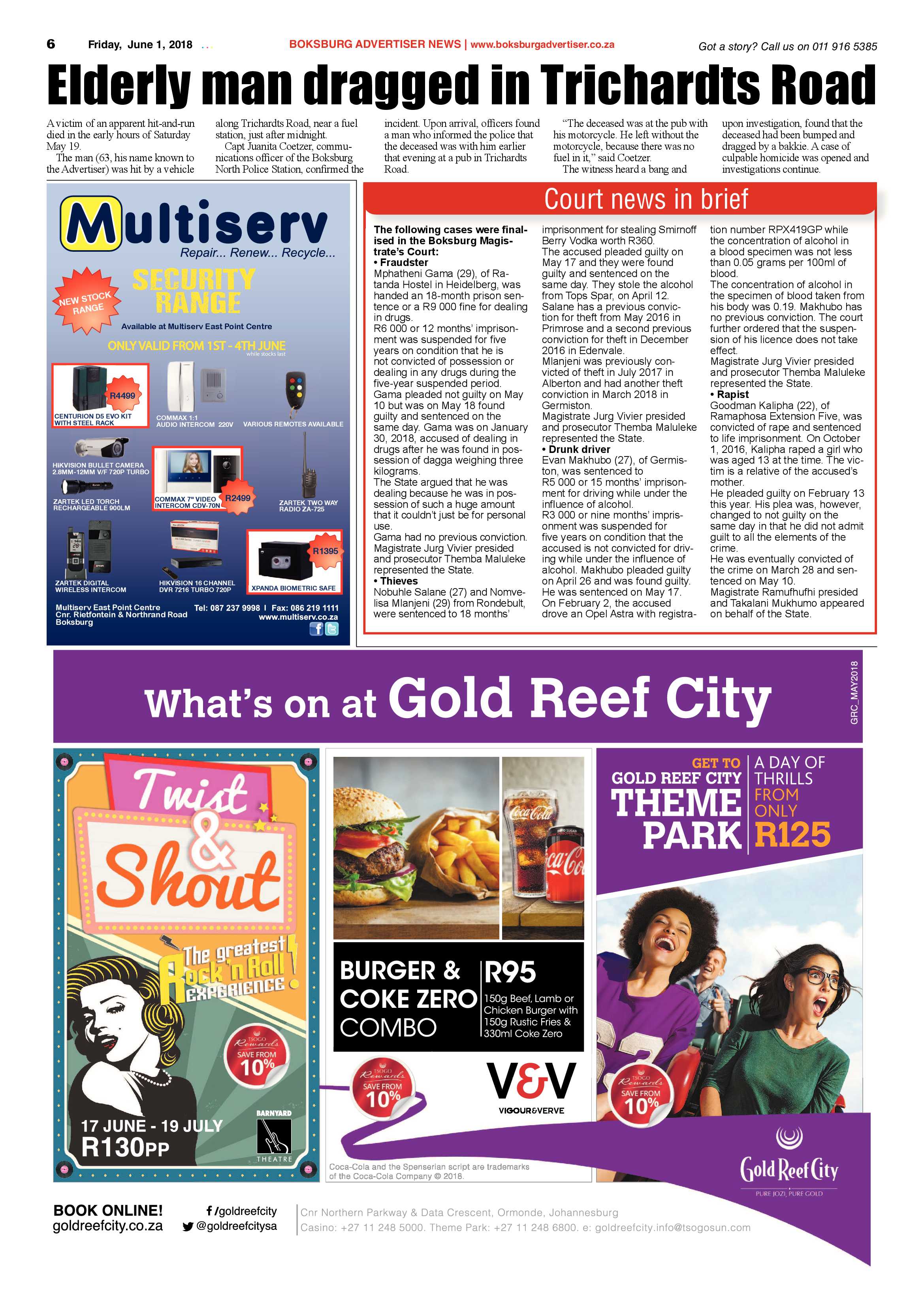 Boksburg Advertiser 29 May 2018 page 6