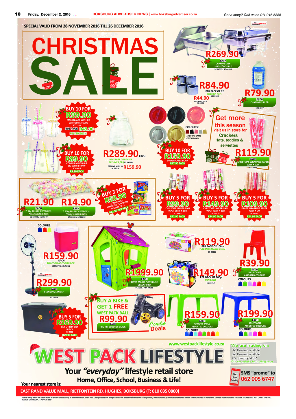 Boksburg Advertiser 29 November 2016 page 10