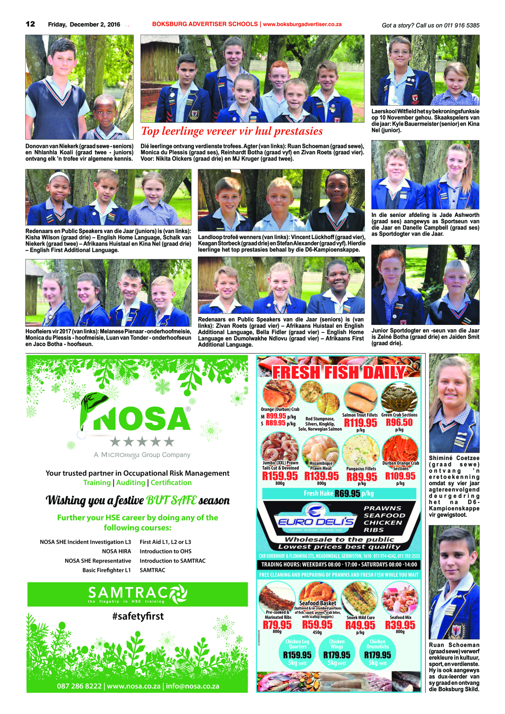Boksburg Advertiser 29 November 2016 page 12