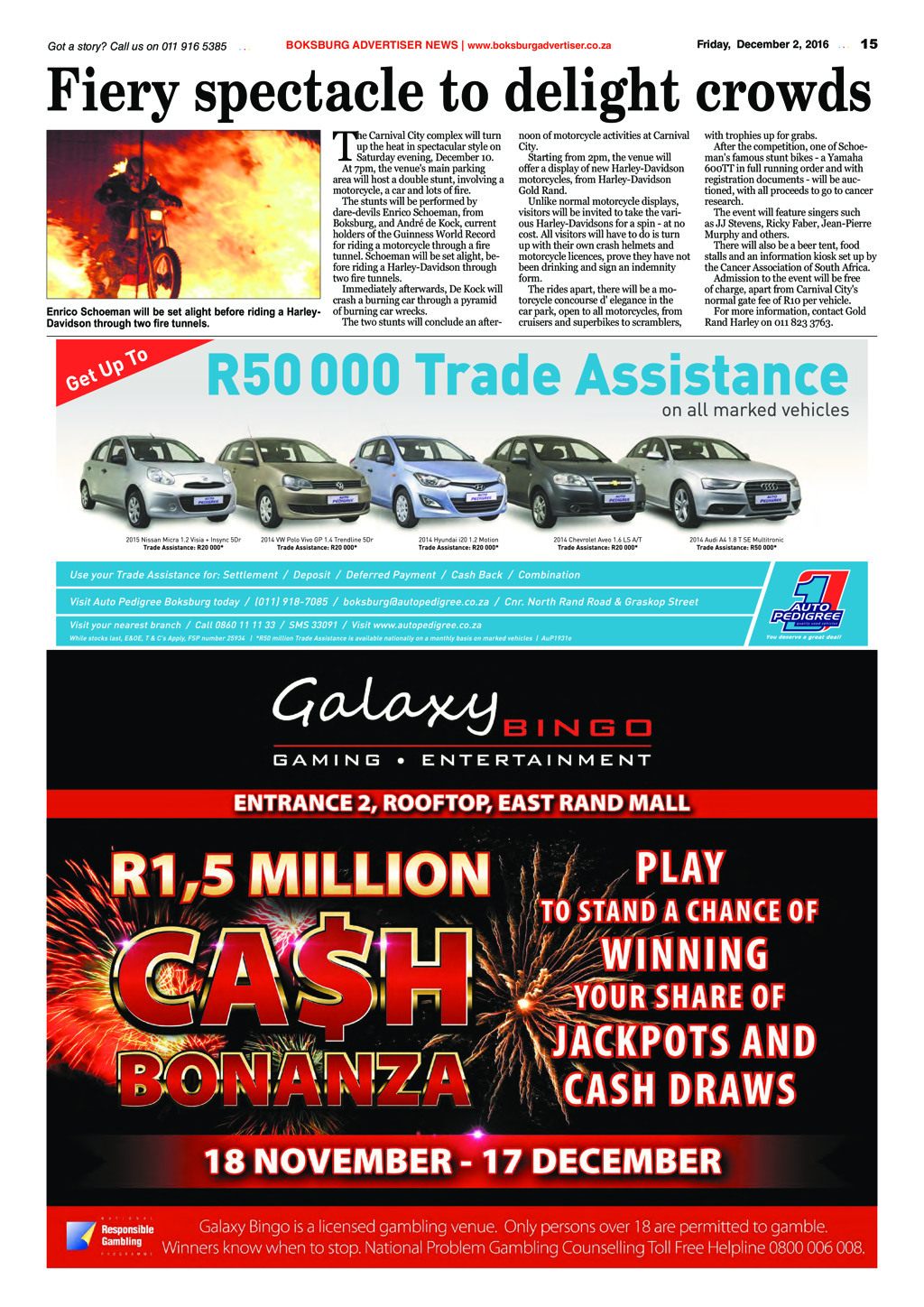 Boksburg Advertiser 29 November 2016 page 15