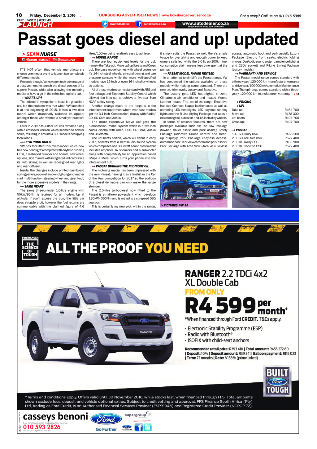 Boksburg Advertiser 29 November 2016 page 18
