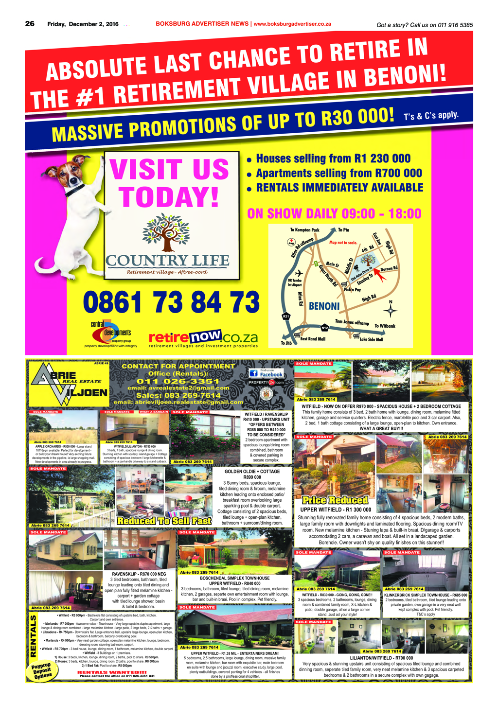 Boksburg Advertiser 29 November 2016 page 26
