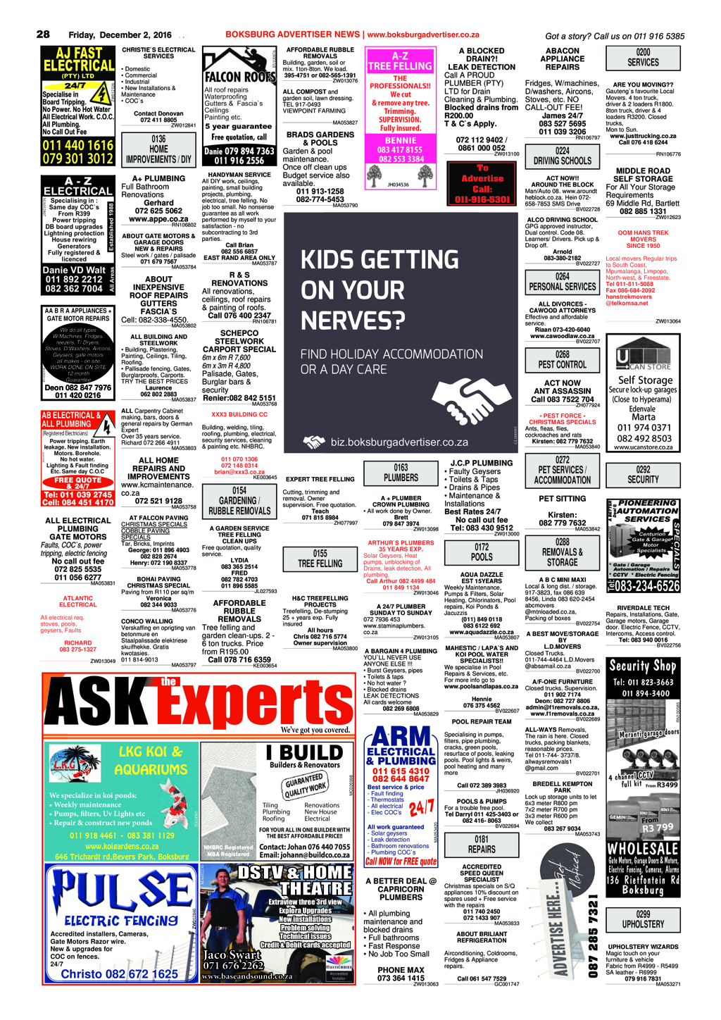 Boksburg Advertiser 29 November 2016 page 28