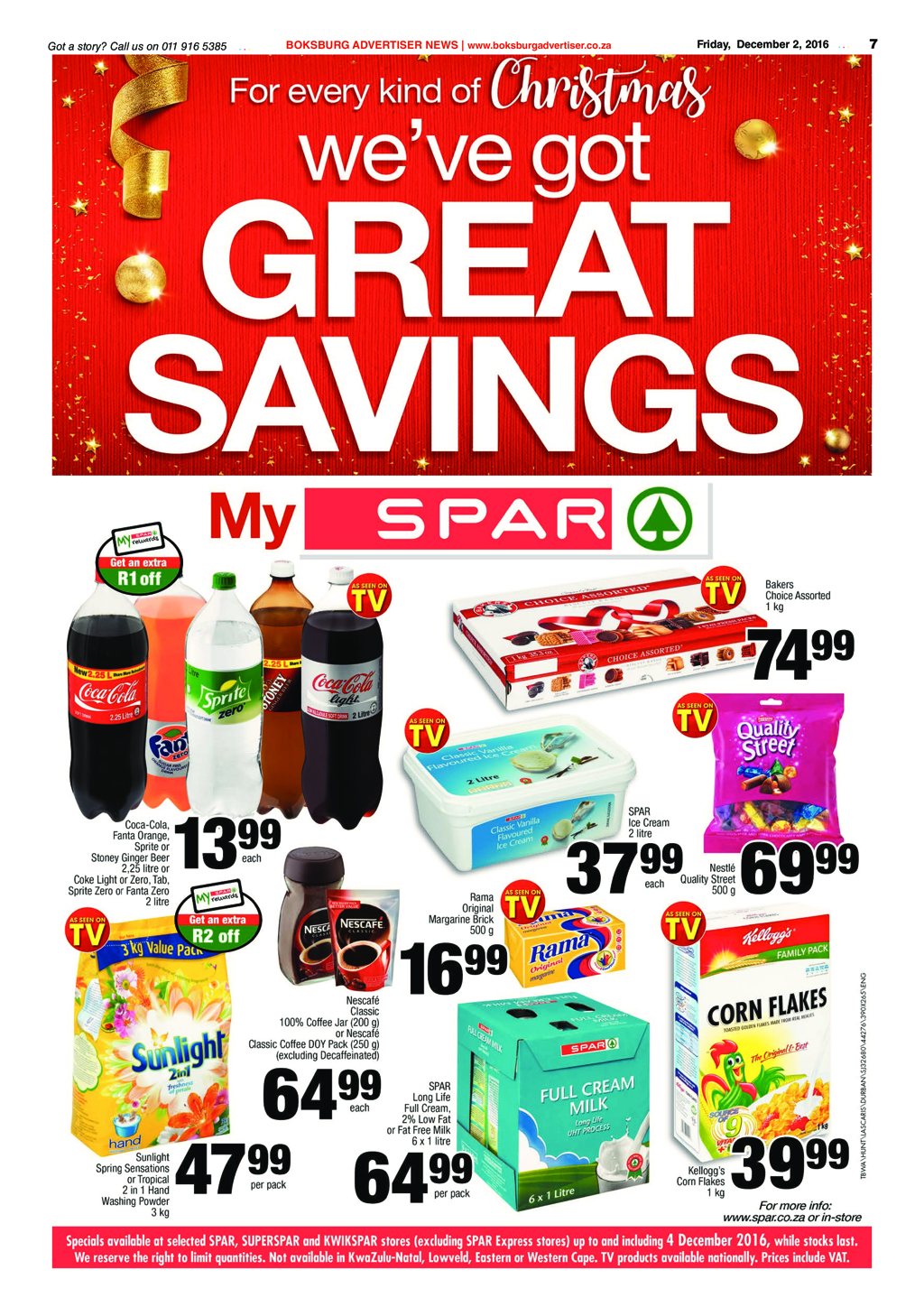 Boksburg Advertiser 29 November 2016 page 7