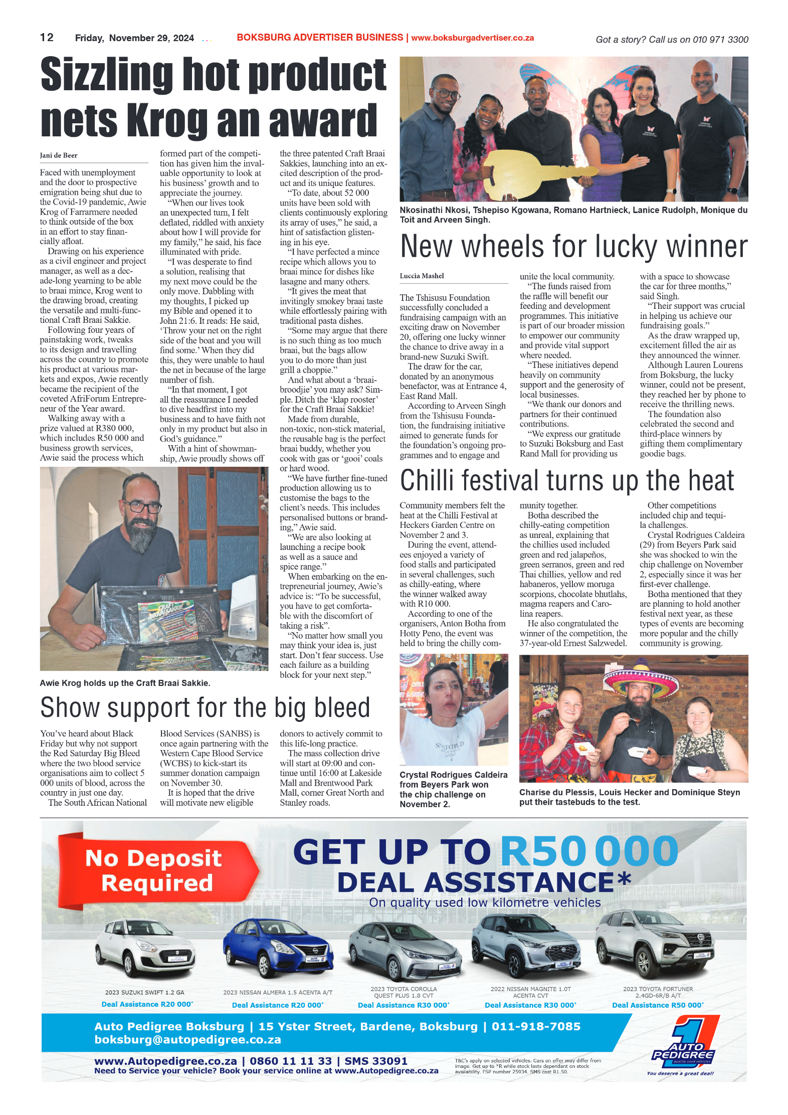 Boksburg Advertiser 29 November 2024 page 12
