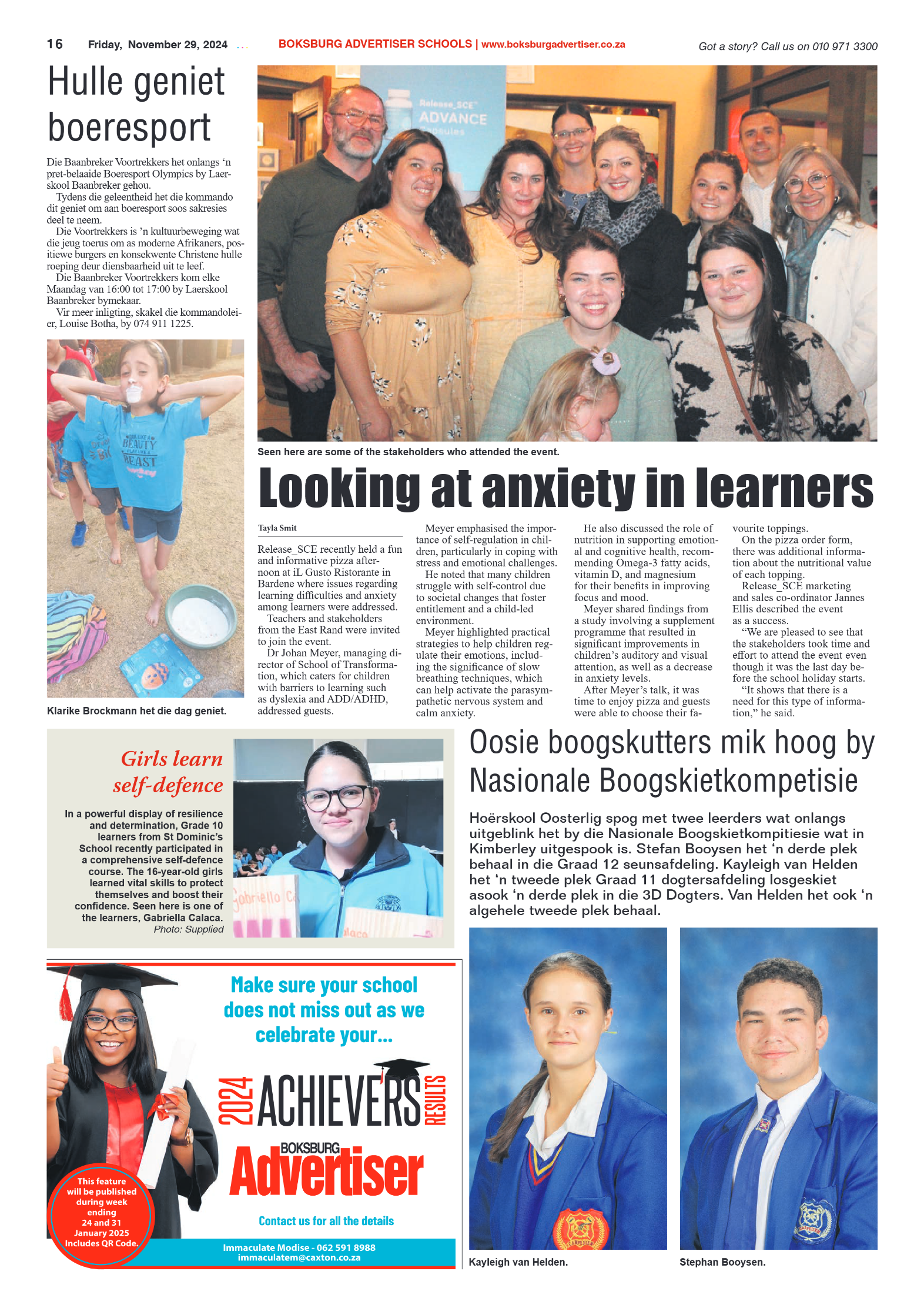 Boksburg Advertiser 29 November 2024 page 16
