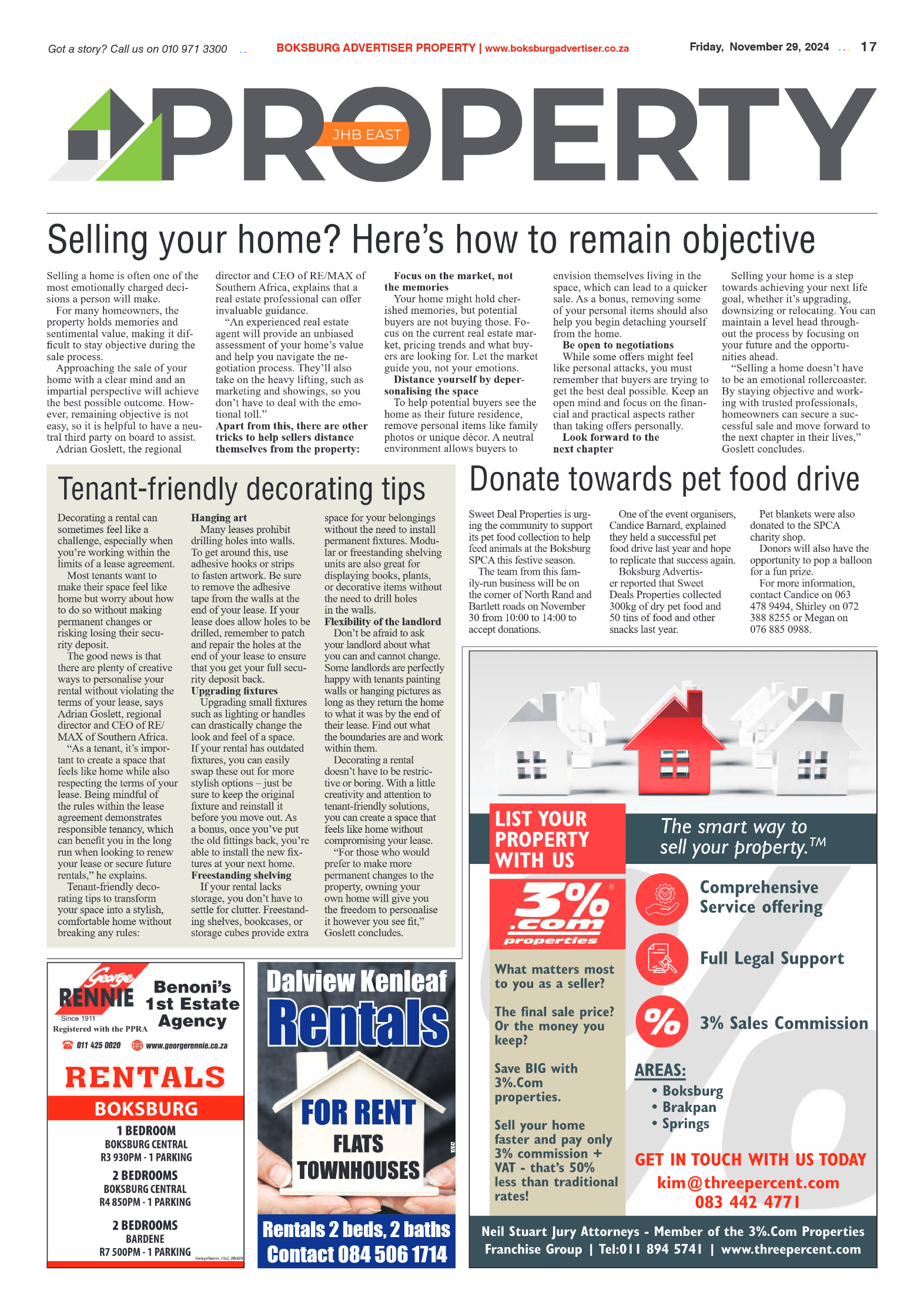 Boksburg Advertiser 29 November 2024 page 17
