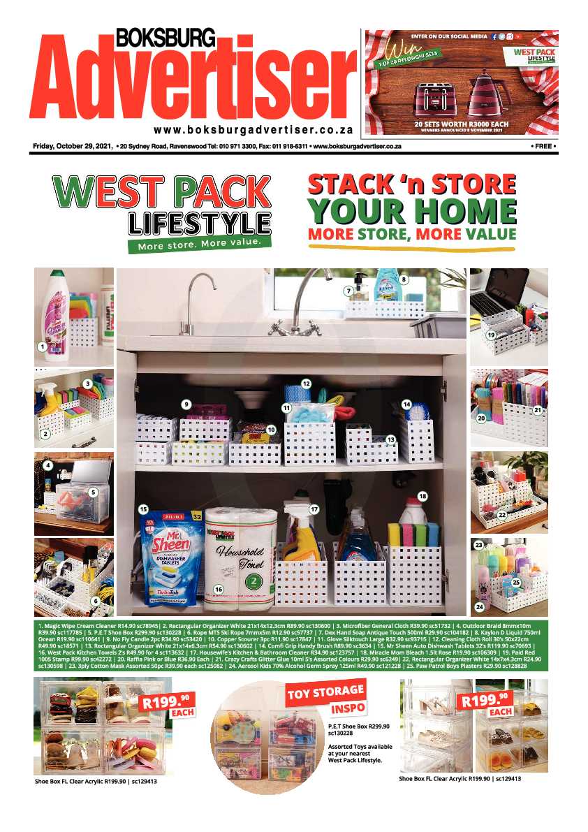 Boksburg Advertiser 29 October 2021 page 1