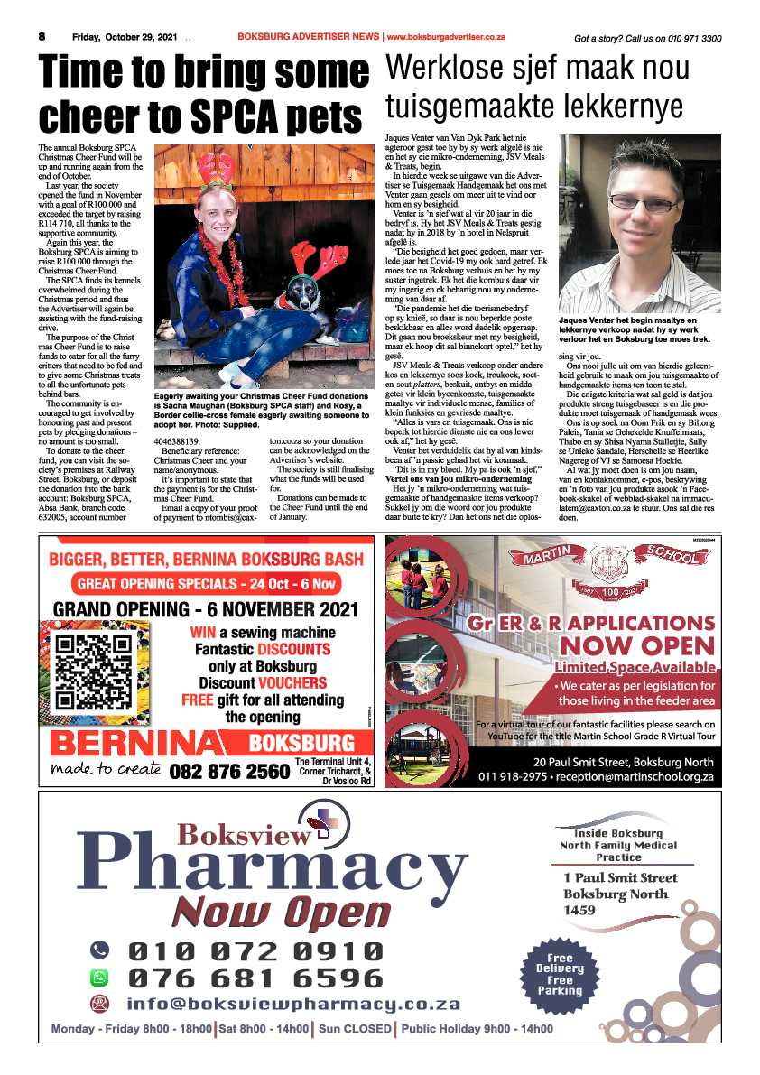 Boksburg Advertiser 29 October 2021 page 10