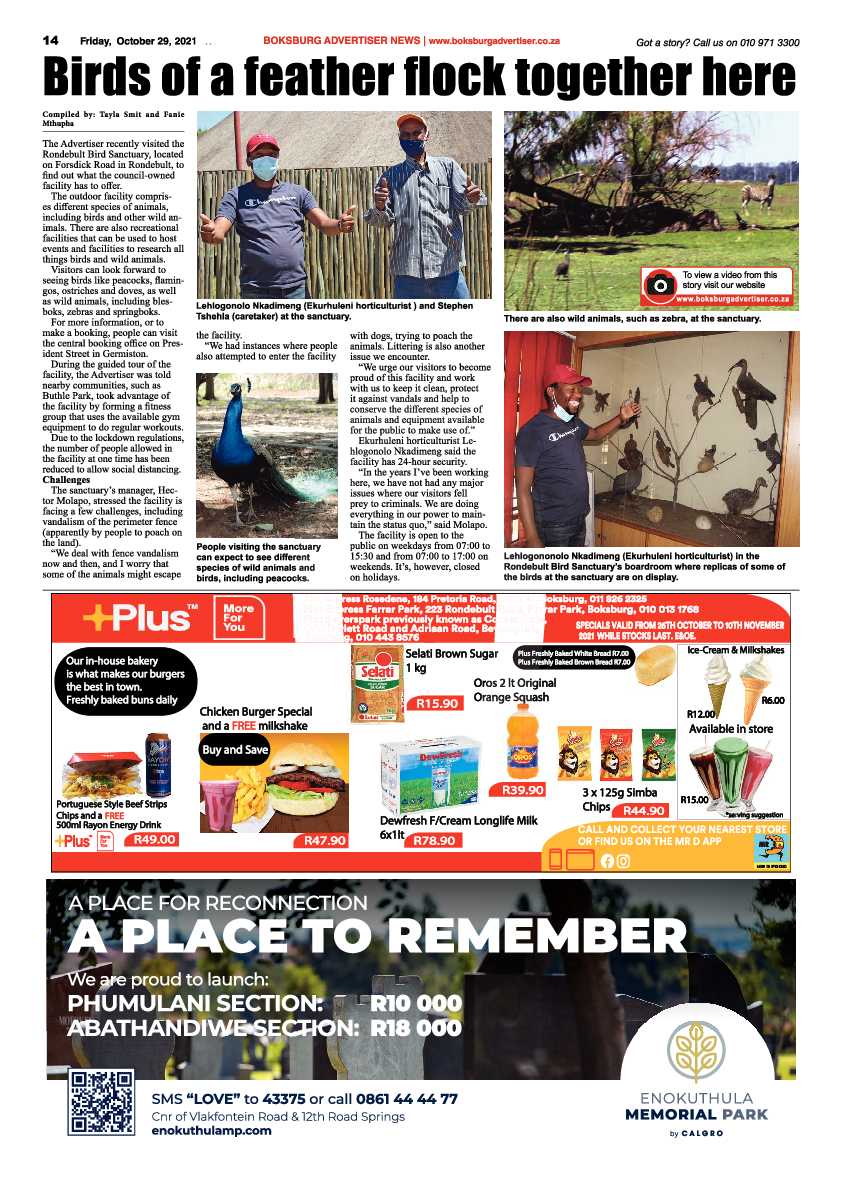 Boksburg Advertiser 29 October 2021 page 16