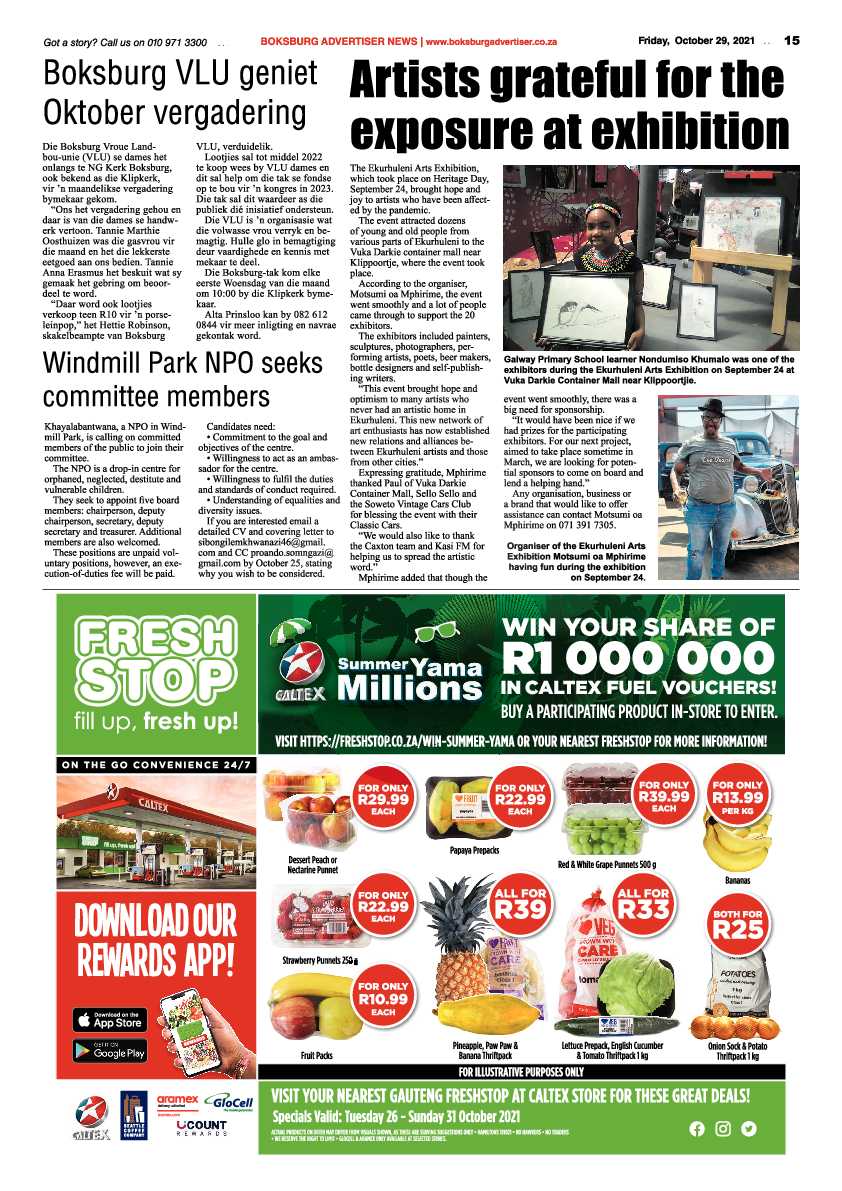 Boksburg Advertiser 29 October 2021 page 17