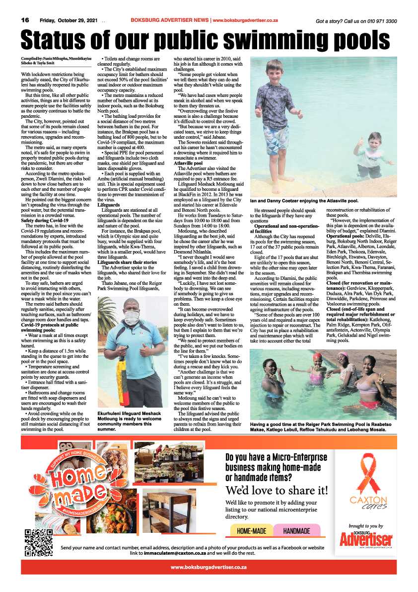 Boksburg Advertiser 29 October 2021 page 18