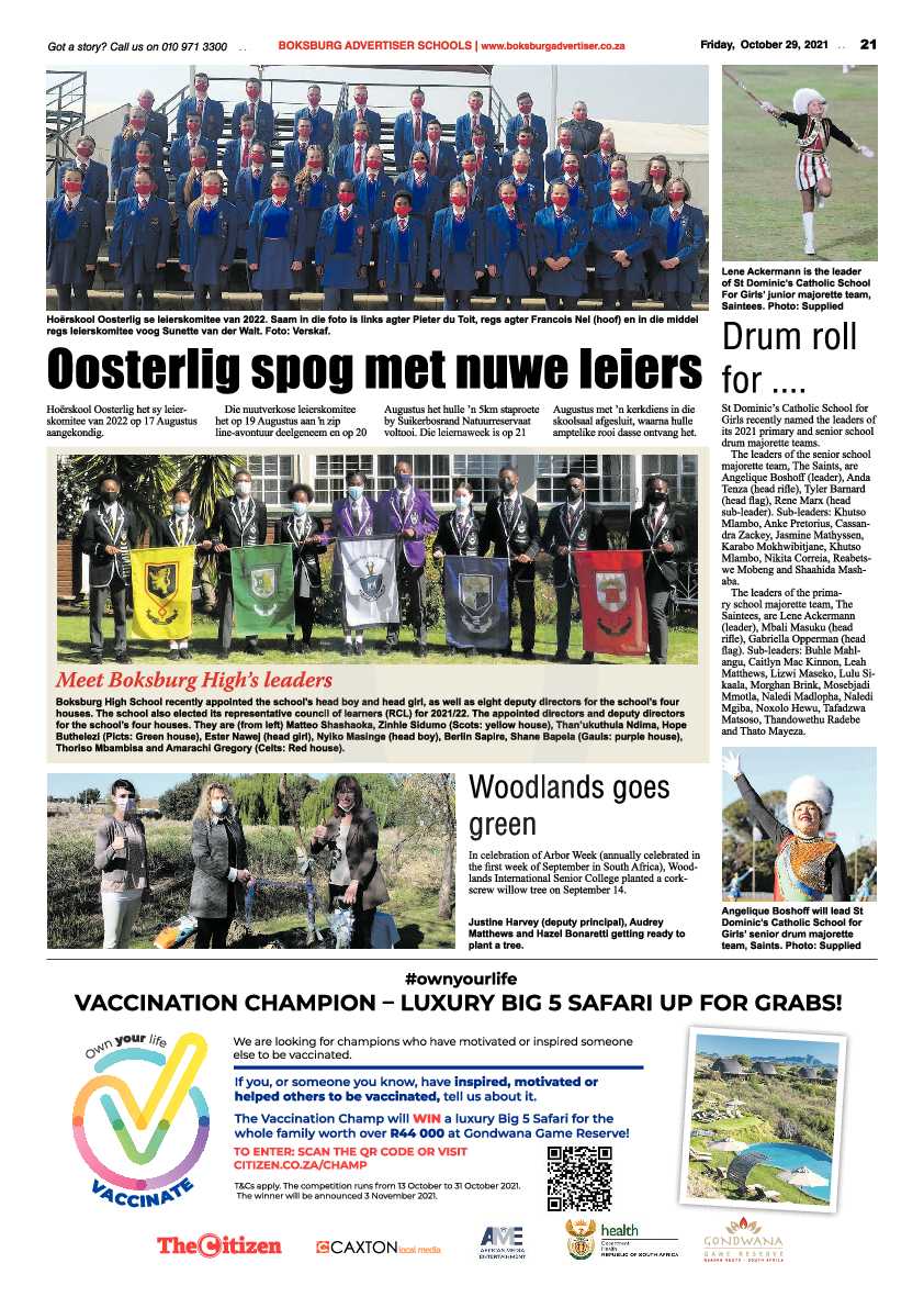 Boksburg Advertiser 29 October 2021 page 23