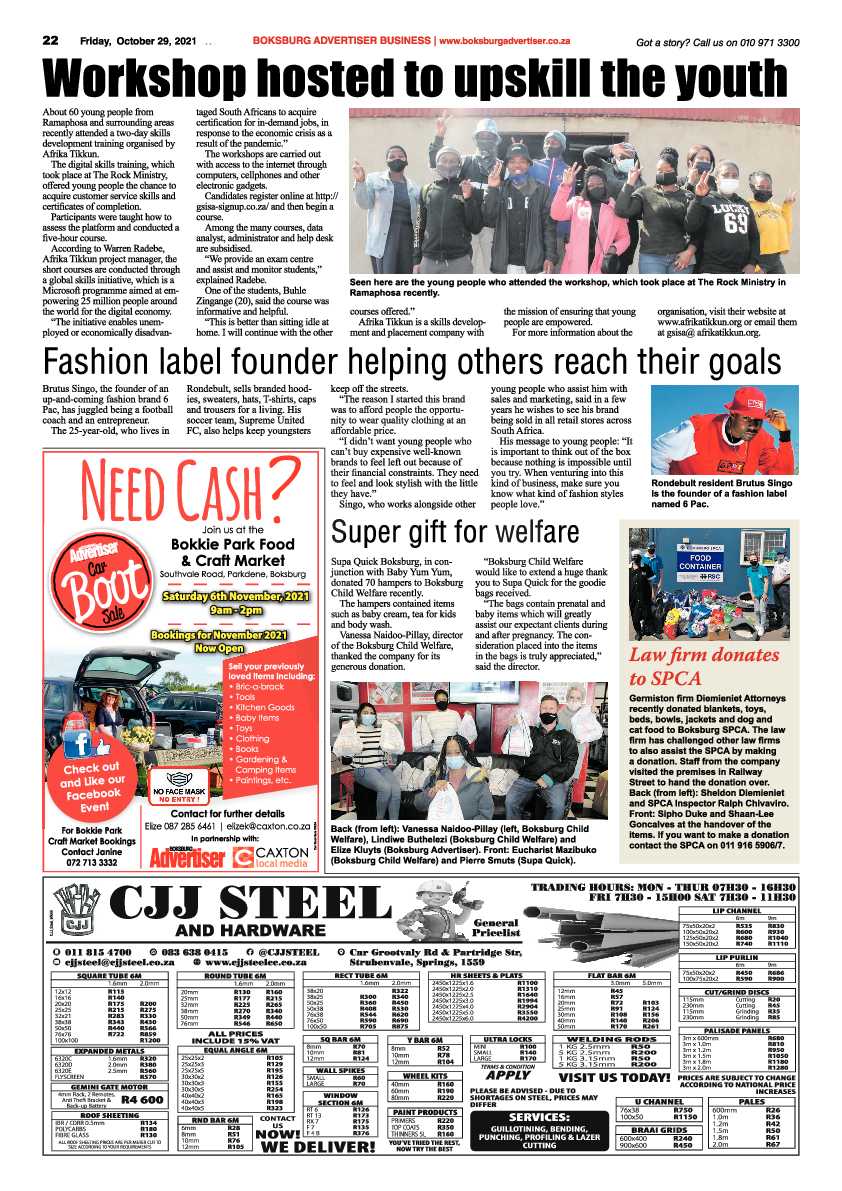 Boksburg Advertiser 29 October 2021 page 24