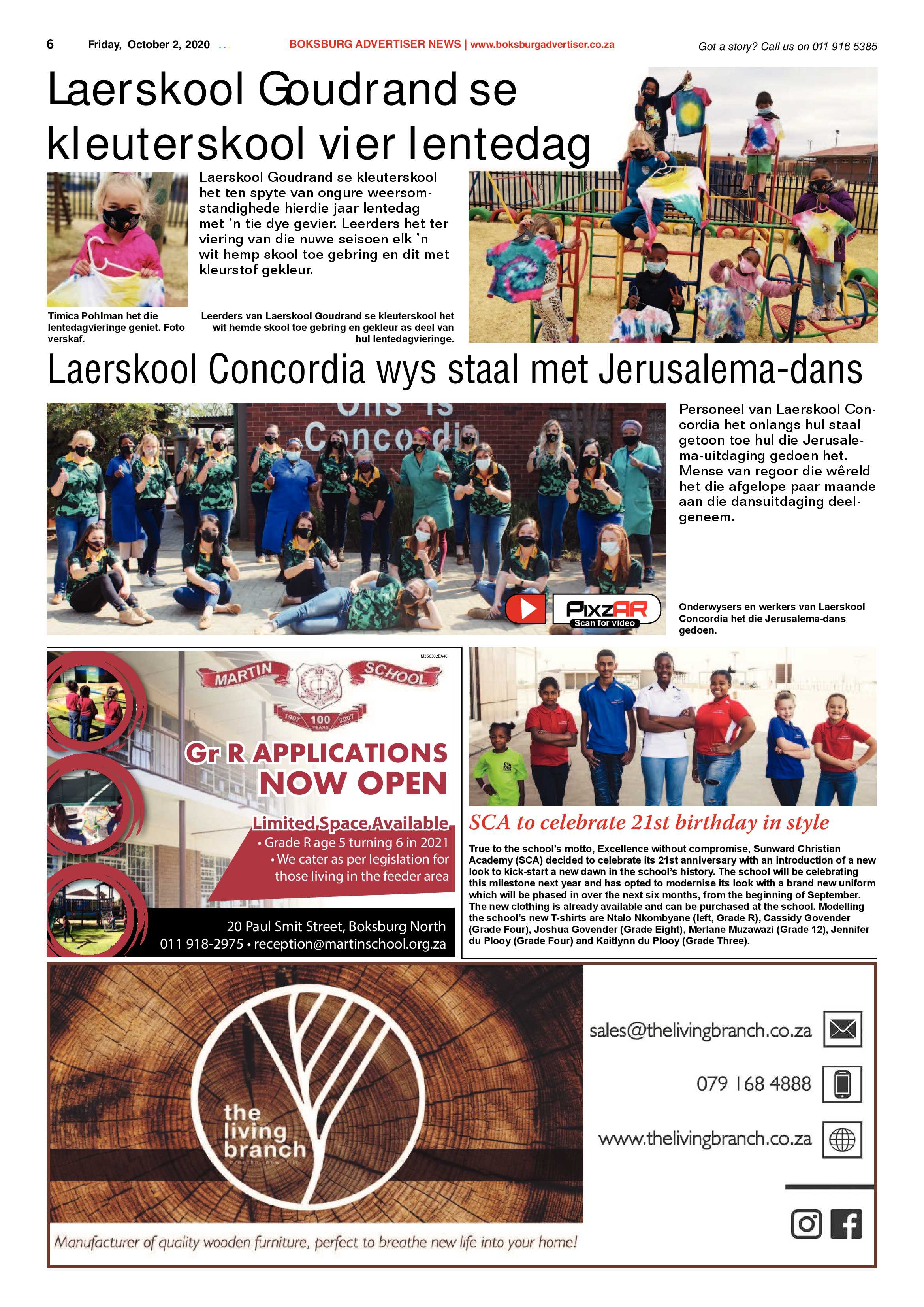 Boksburg Advertiser 29 September 2020 page 6