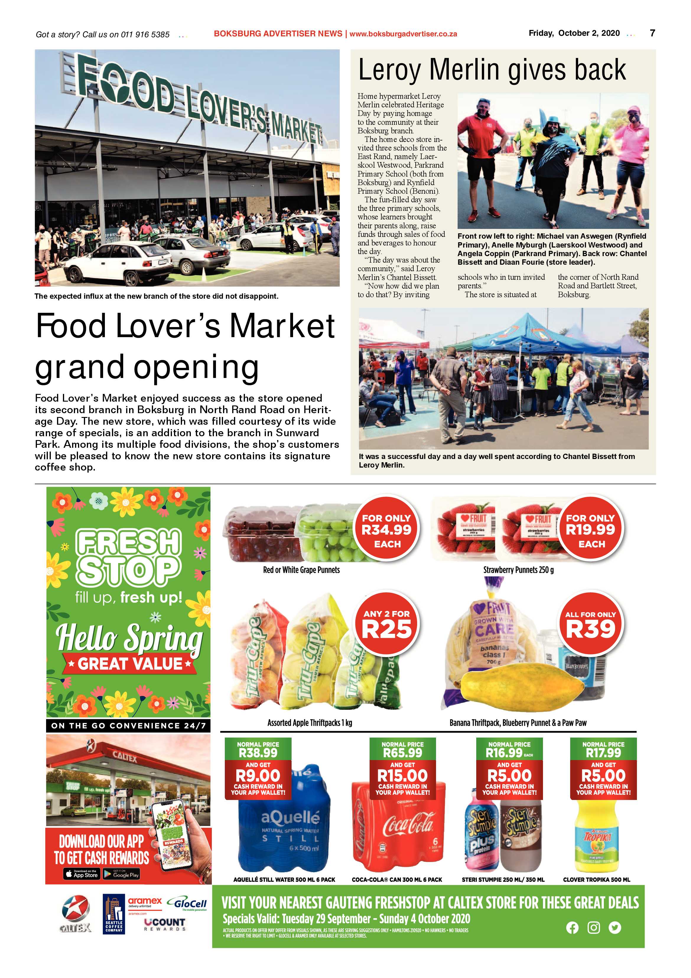 Boksburg Advertiser 29 September 2020 page 7