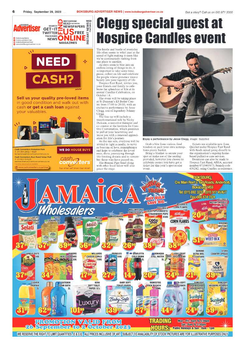 Boksburg Advertiser 29 September 2023 page 6