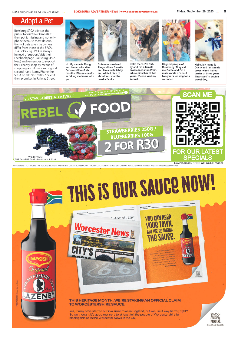Boksburg Advertiser 29 September 2023 page 9