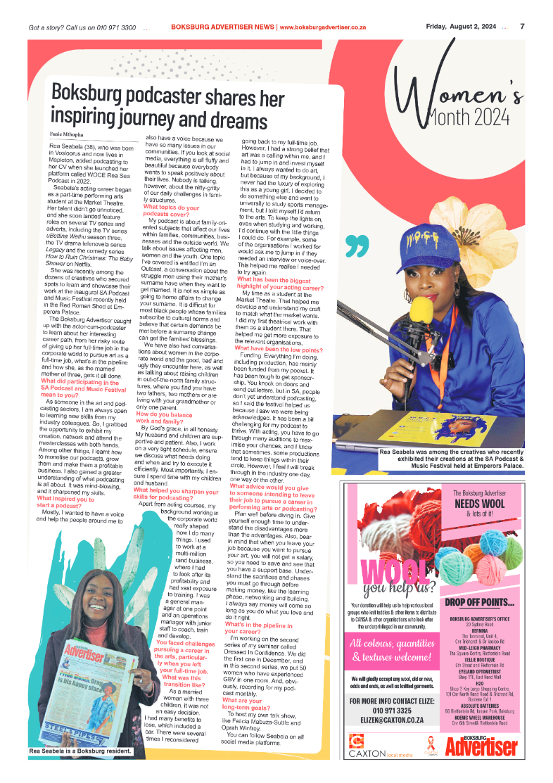 Boksburg Advertiser 2 August 2024 page 15
