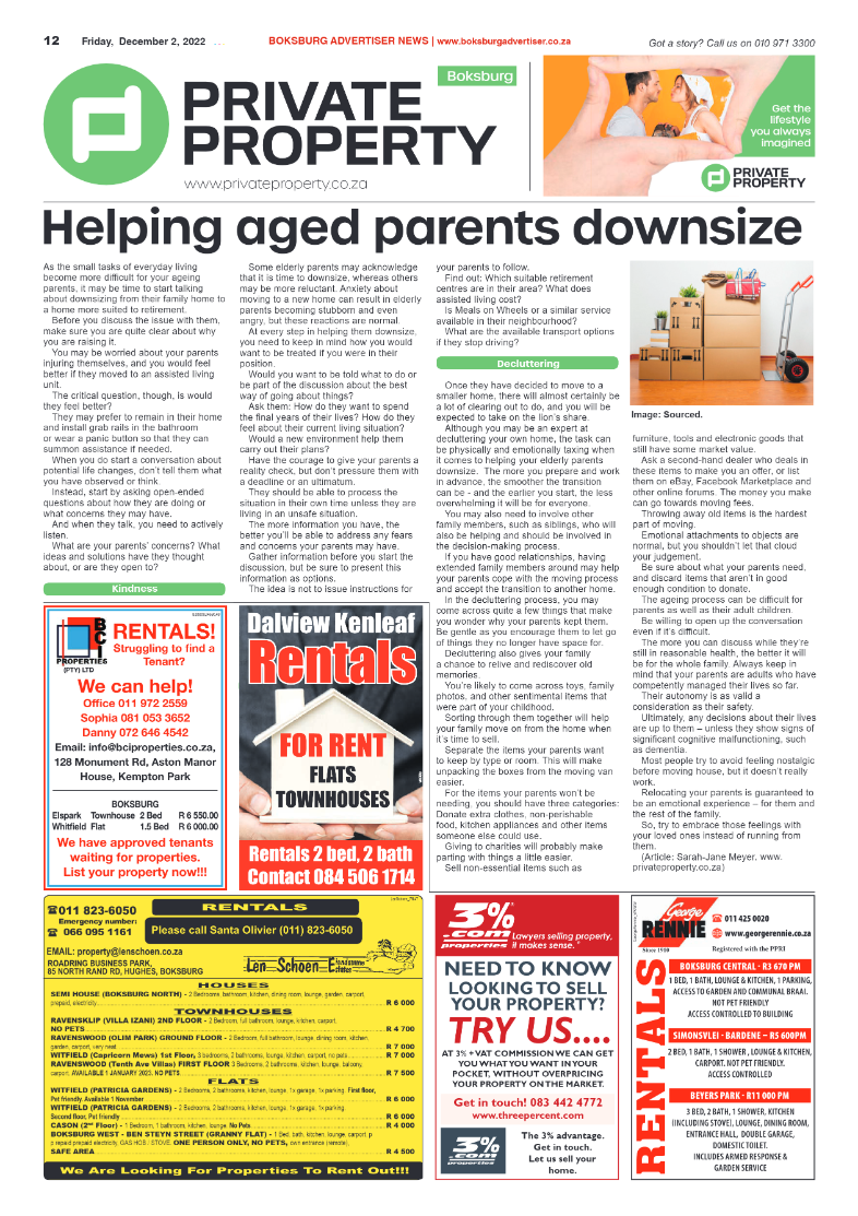 Boksburg Advertiser 2 Dec 2022 page 12