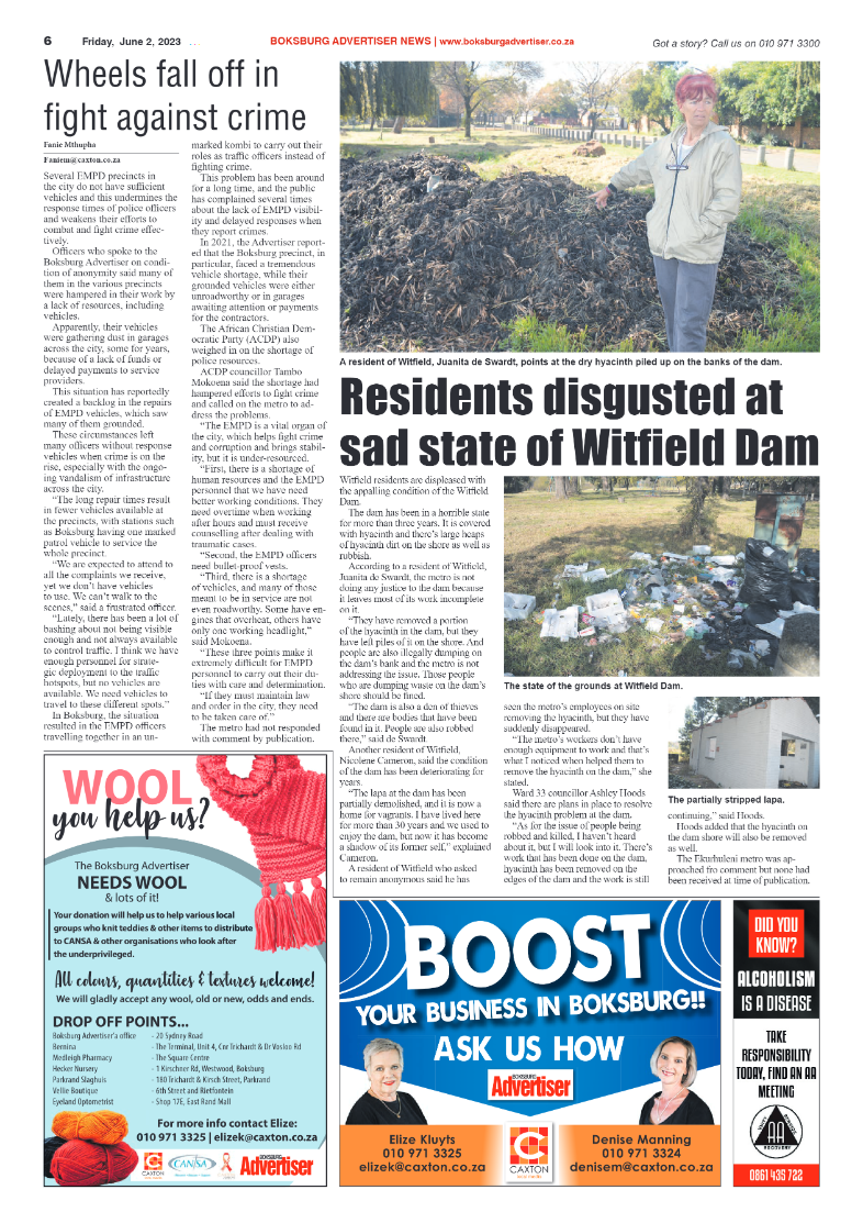 Boksburg Advertiser 2 June 2023 page 6