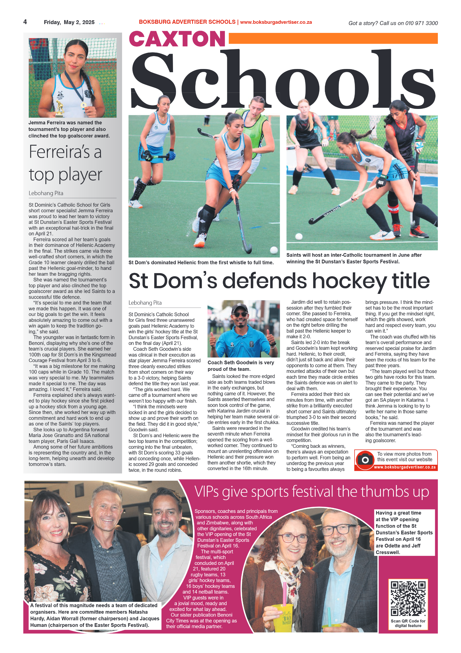Boksburg Advertiser 2 May 2025 page 4