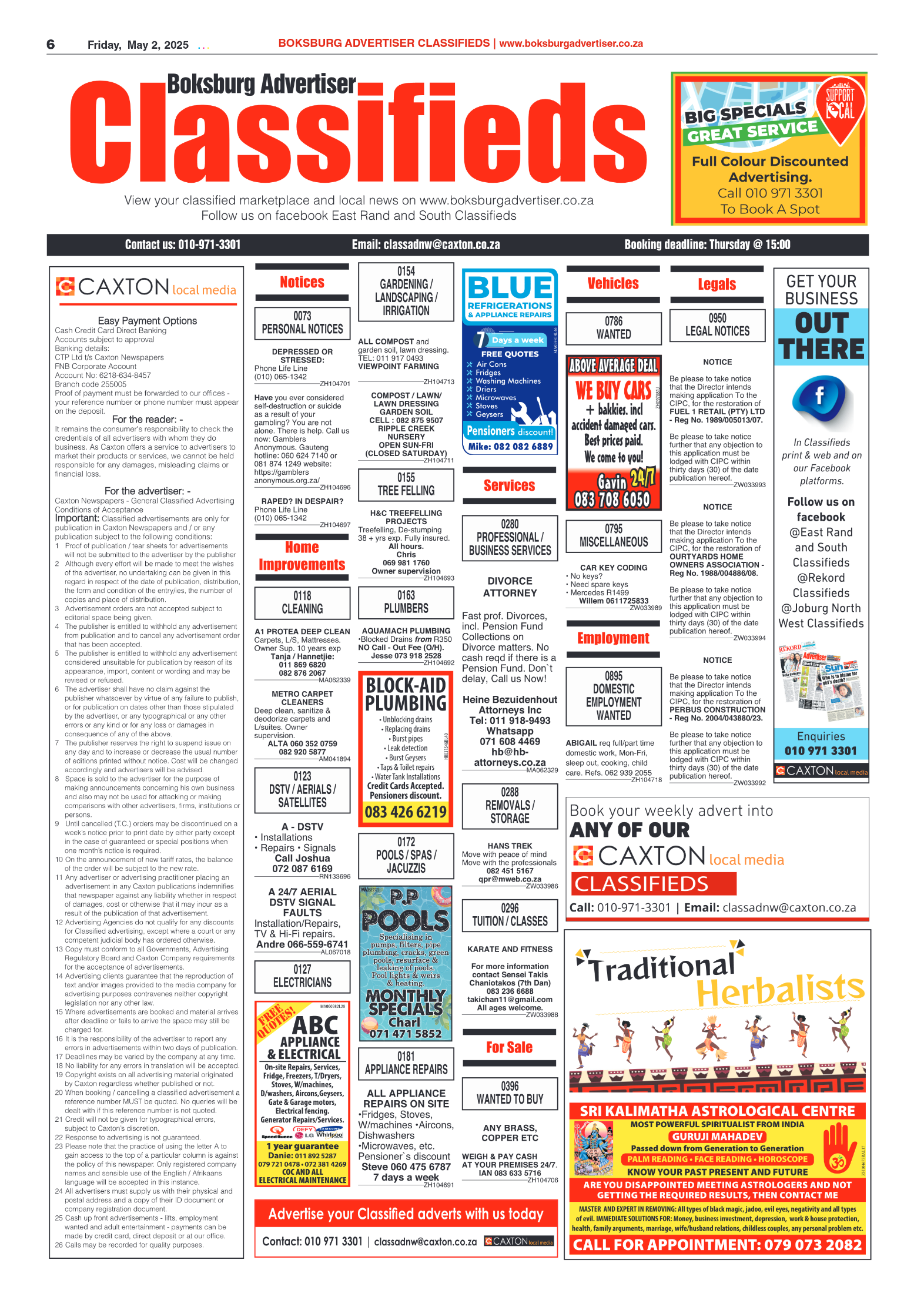 Boksburg Advertiser 2 May 2025 page 6