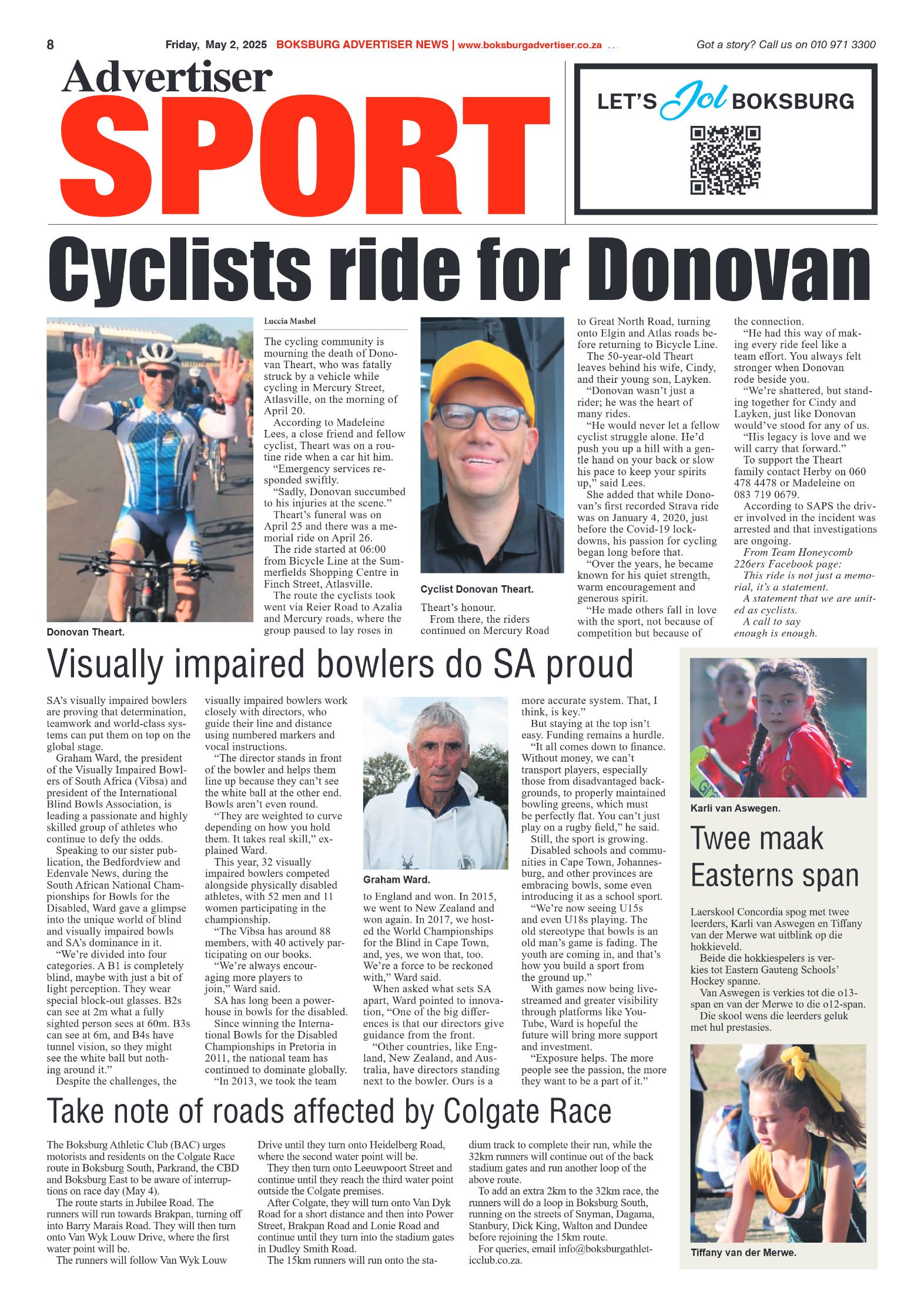 Boksburg Advertiser 2 May 2025 page 8