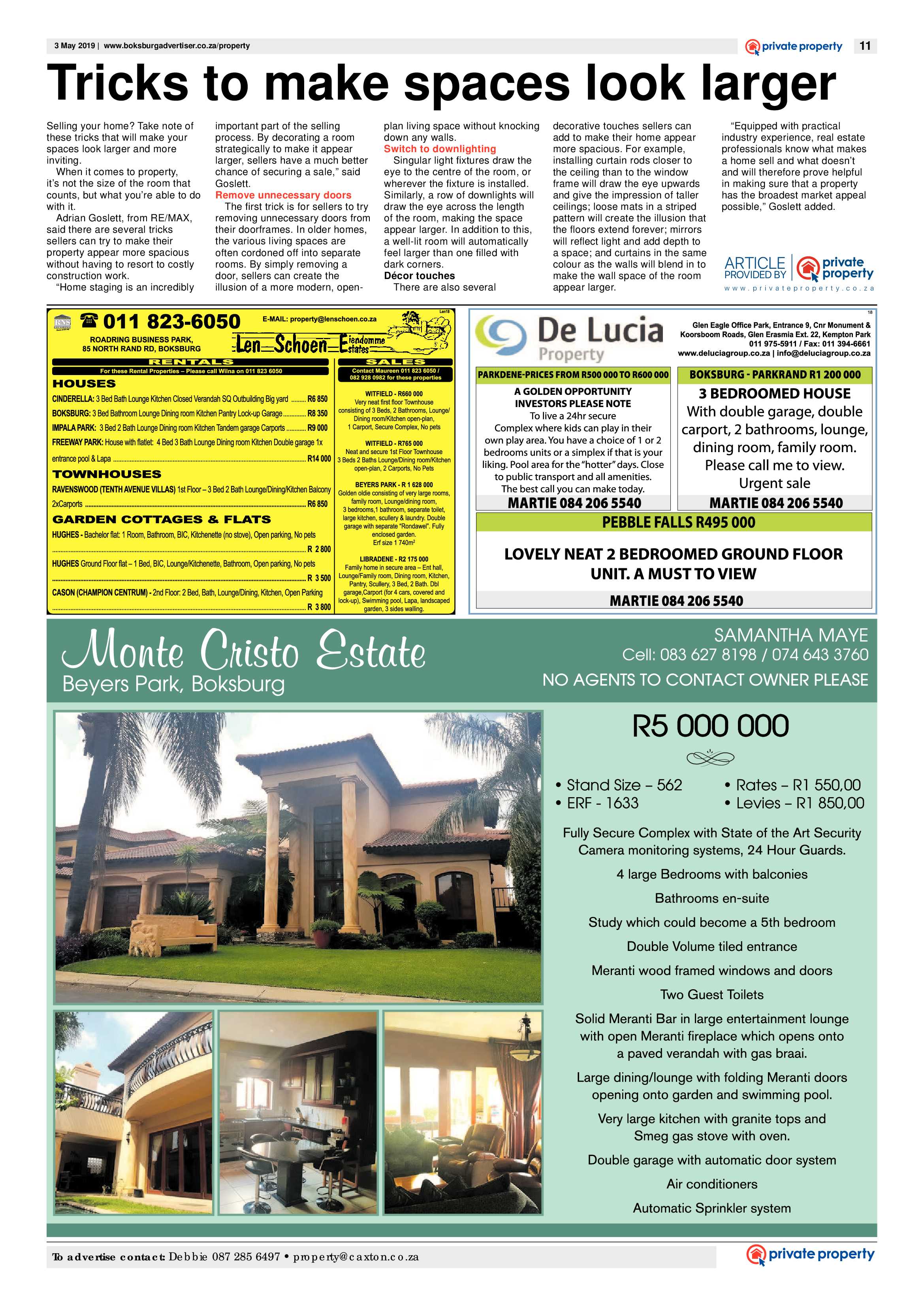 Boksburg Advertiser 30 April 2019 page 11