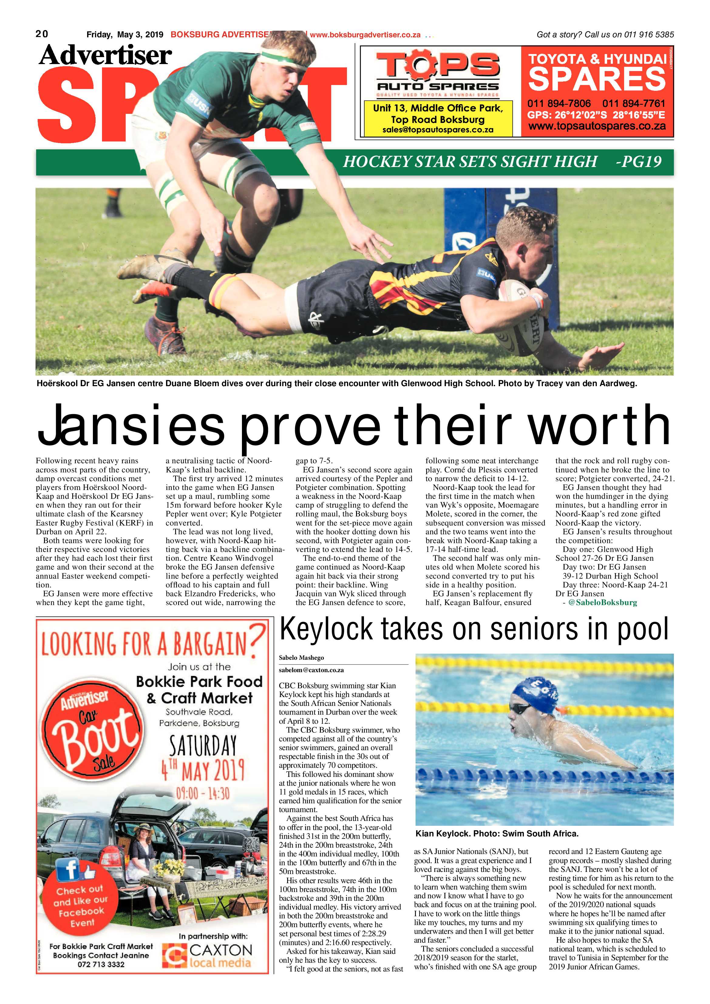 Boksburg Advertiser 30 April 2019 page 20