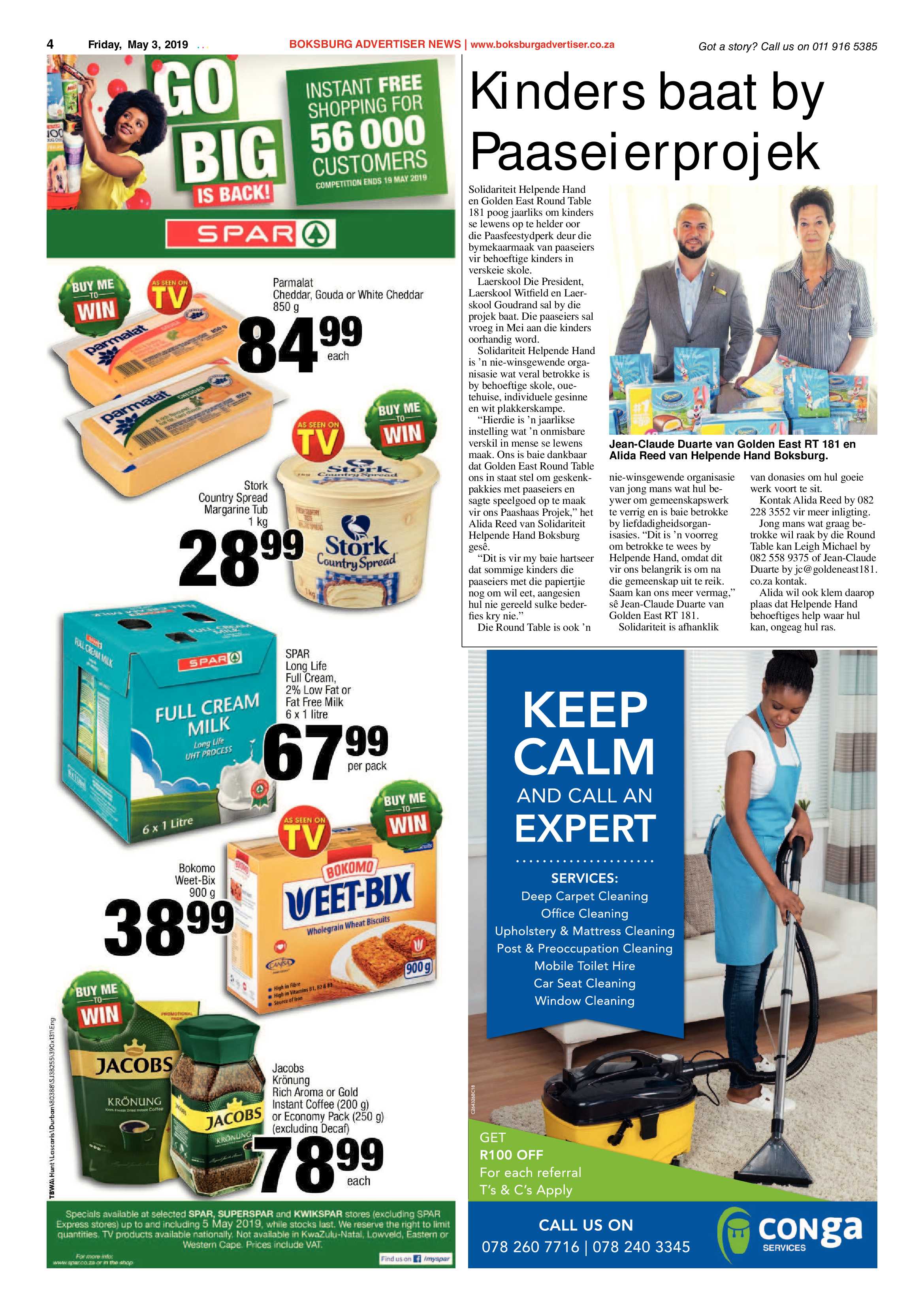 Boksburg Advertiser 30 April 2019 page 4