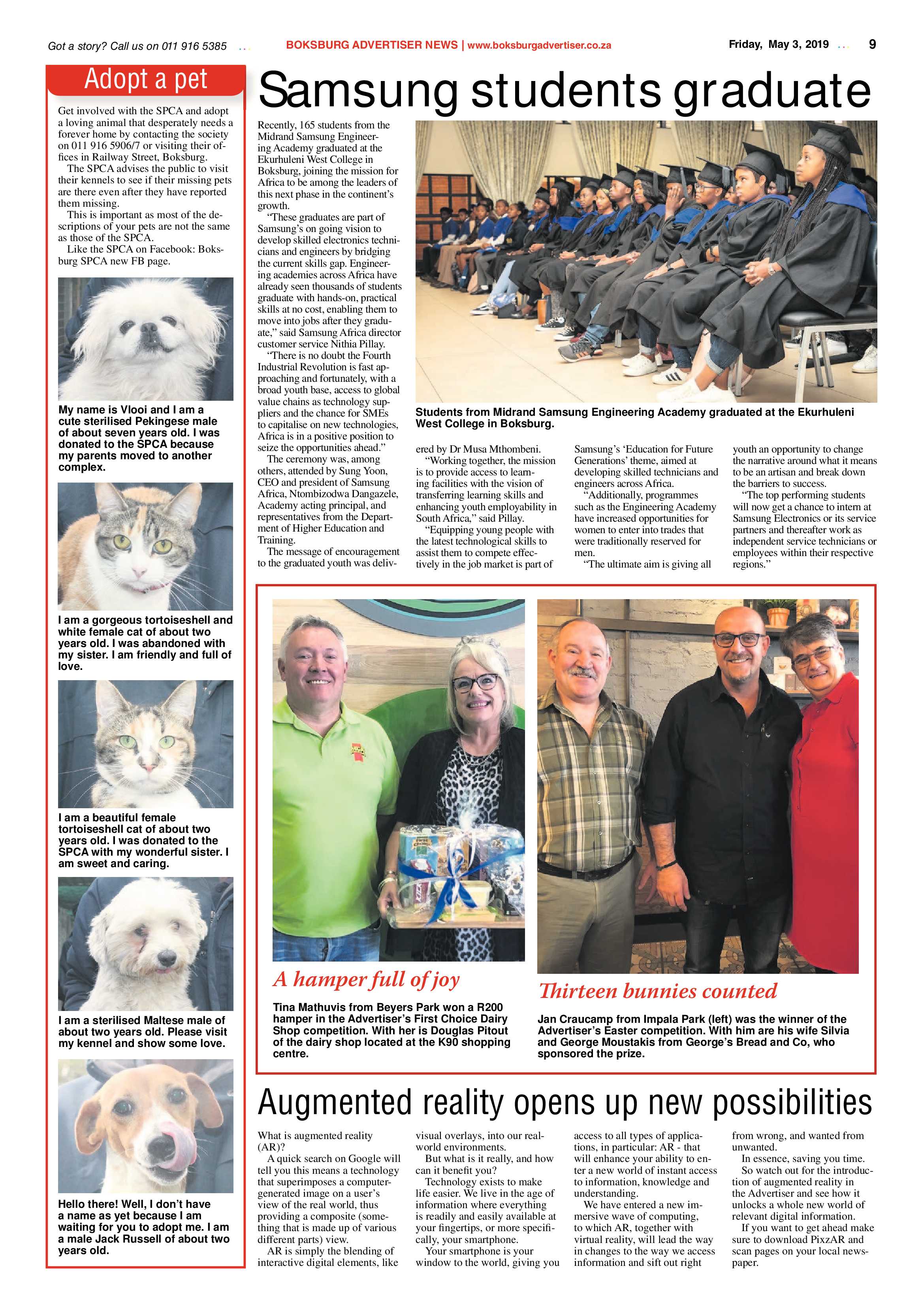 Boksburg Advertiser 30 April 2019 page 9
