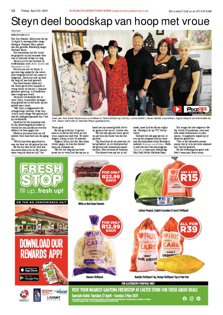 Boksburg Advertiser 30 April 2021 page 12