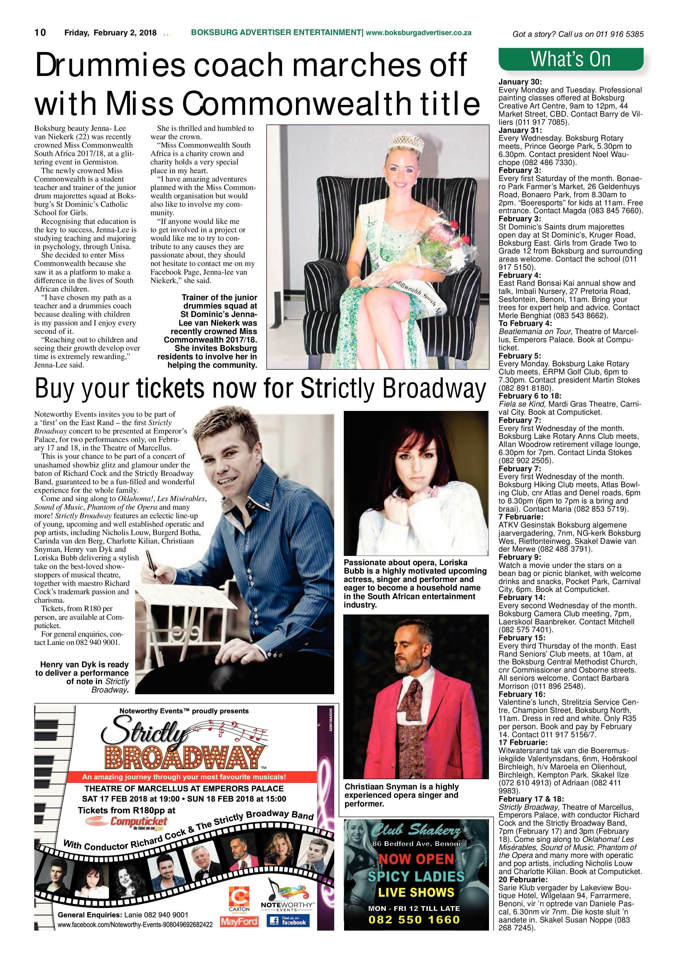 Boksburg Advertiser 30 January 2018 page 10