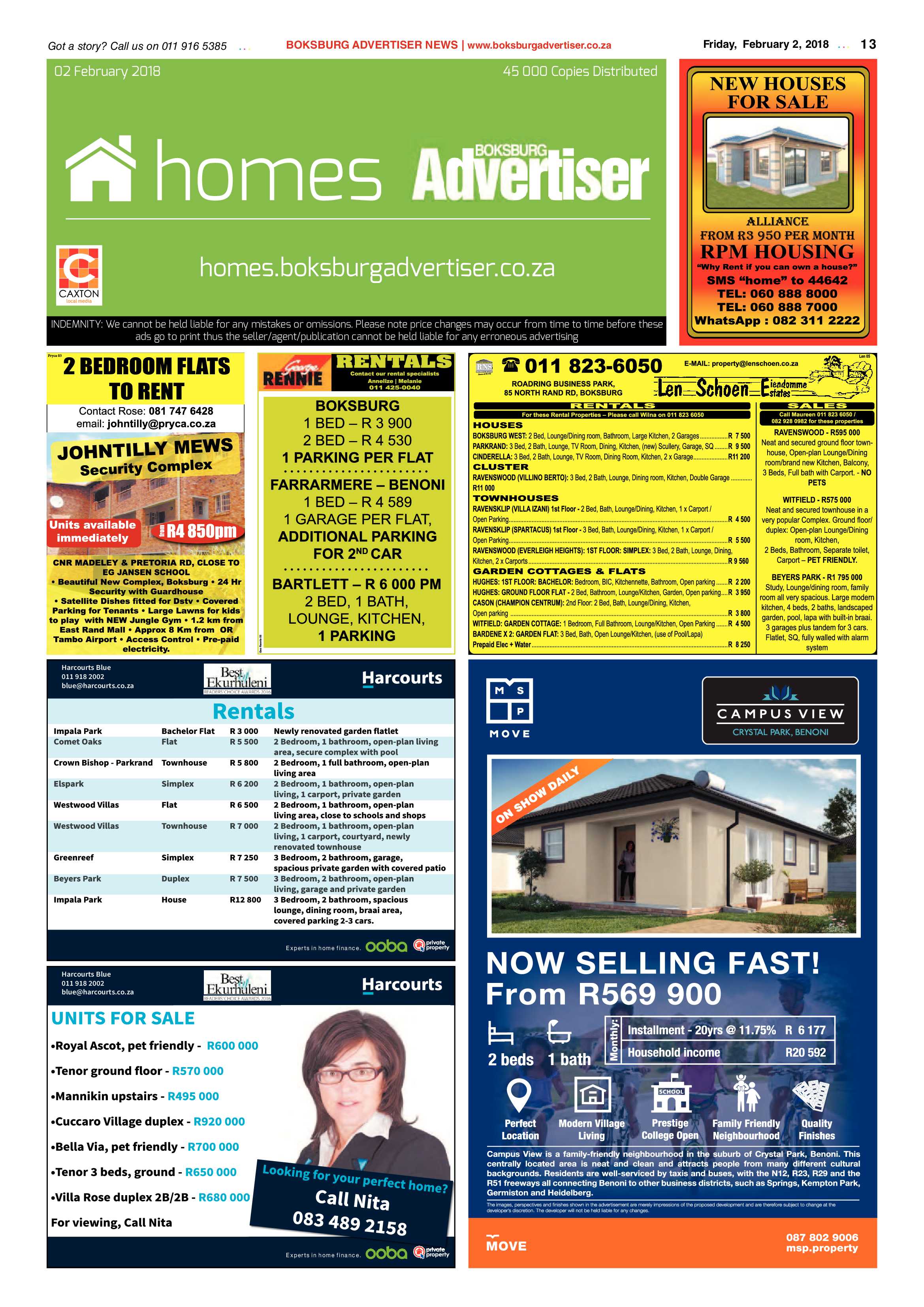 Boksburg Advertiser 30 January 2018 page 13