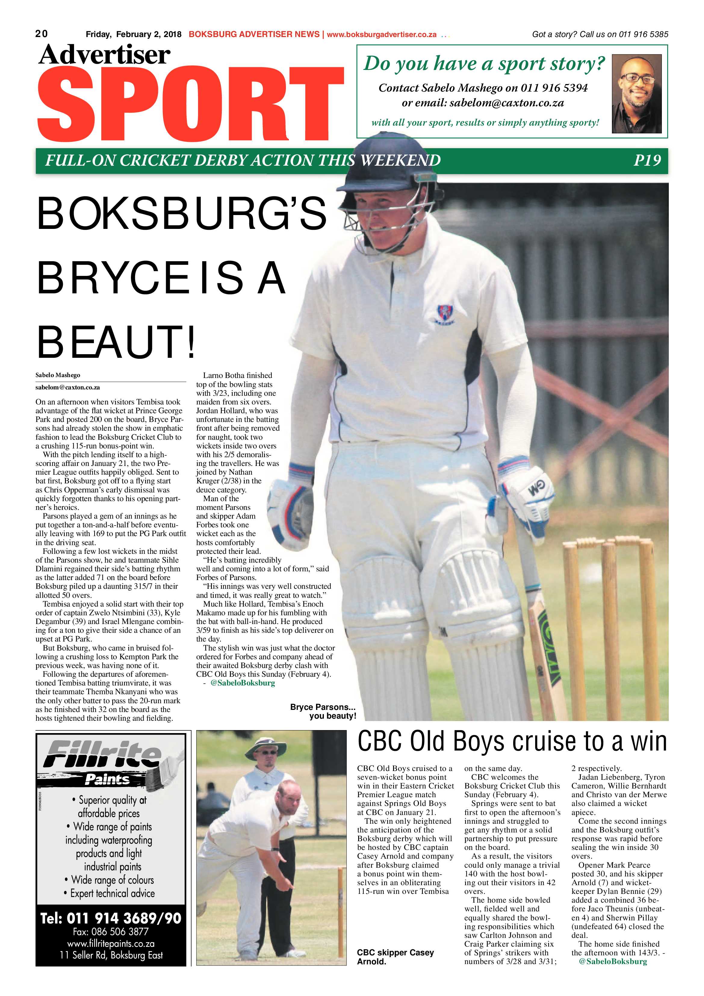Boksburg Advertiser 30 January 2018 page 20